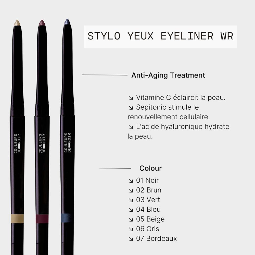 Les Couleurs De Noir Stylo Yeux WR 06 Gris