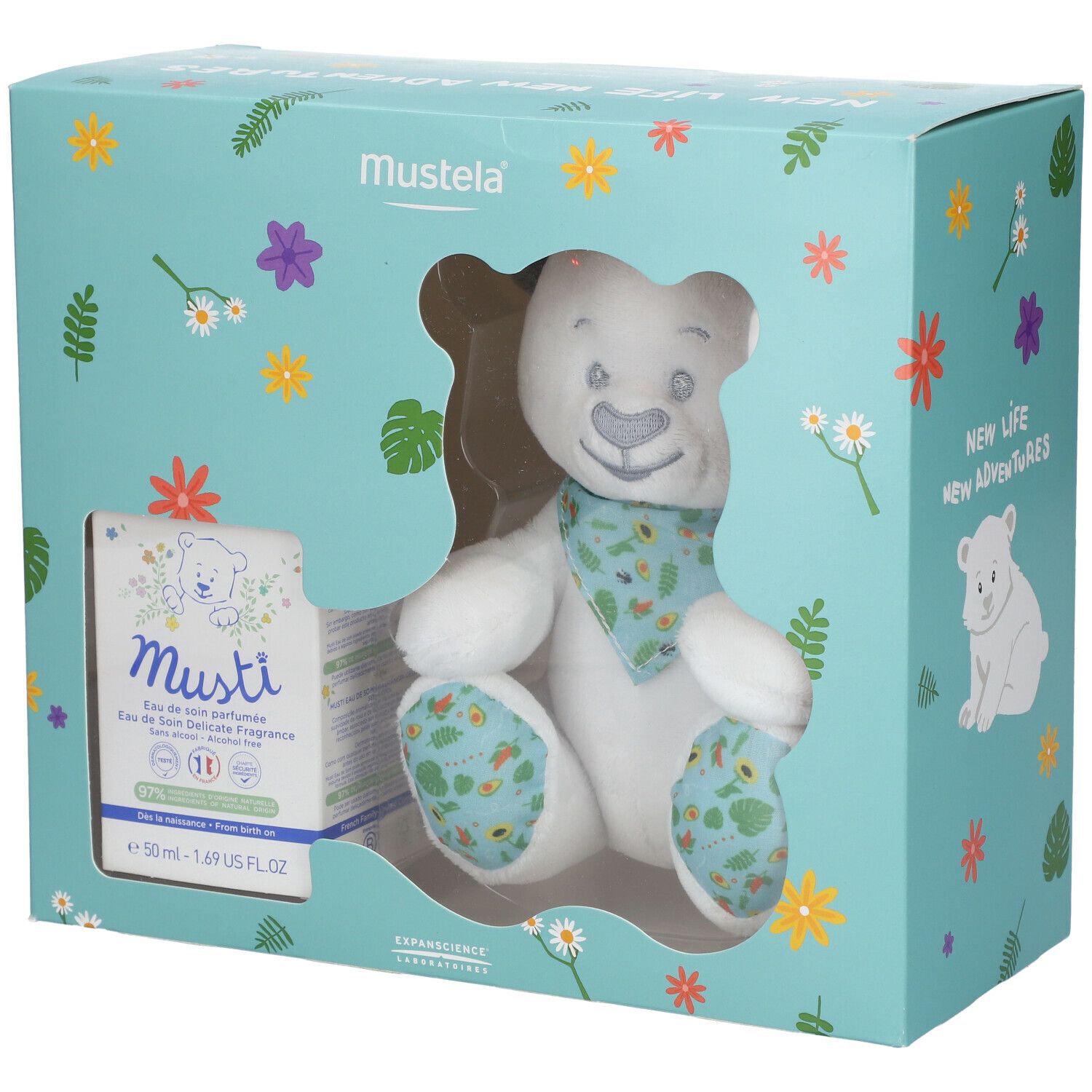 mustela® Coffret Bébé Musti Eau de Soin Parfumée Peau Normale