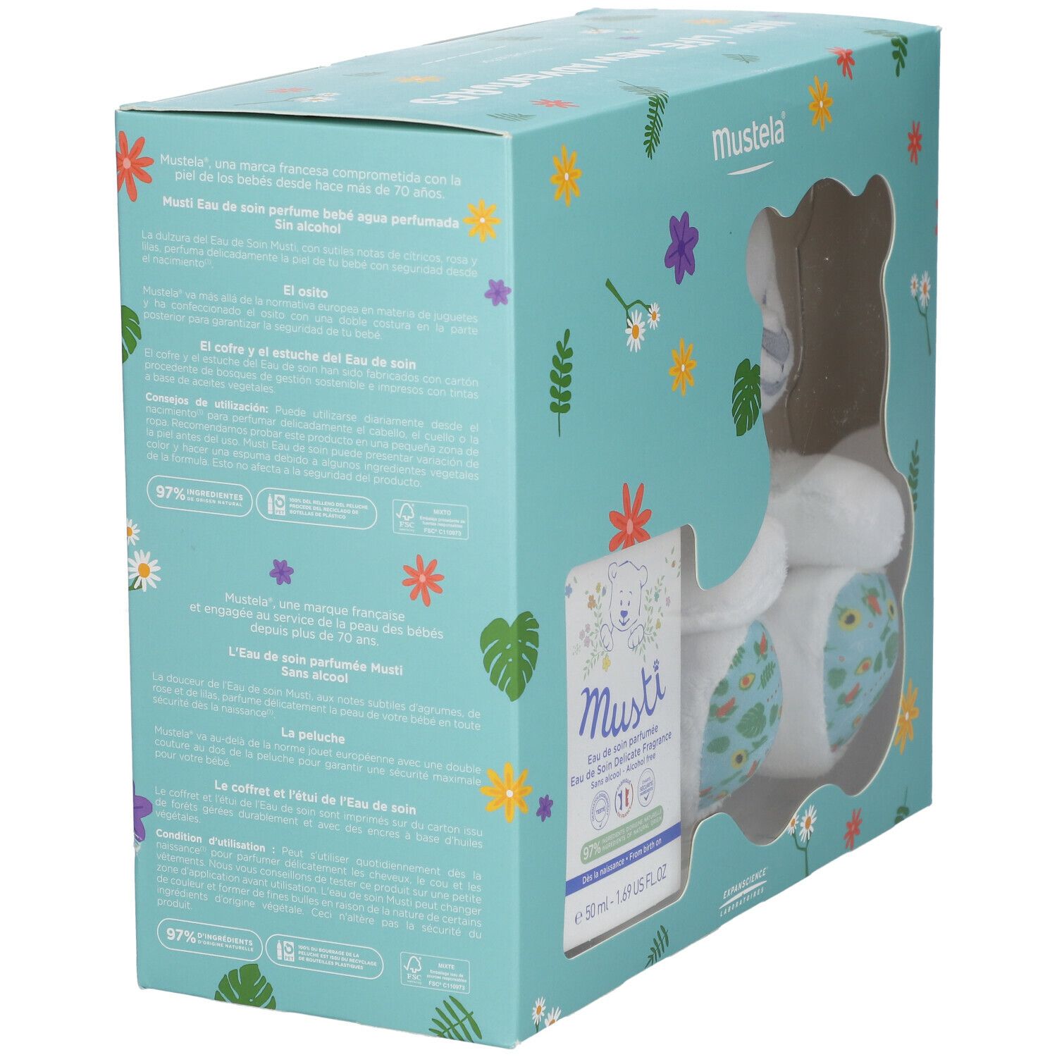 mustela® Coffret Bébé Musti Eau de Soin Parfumée Peau Normale