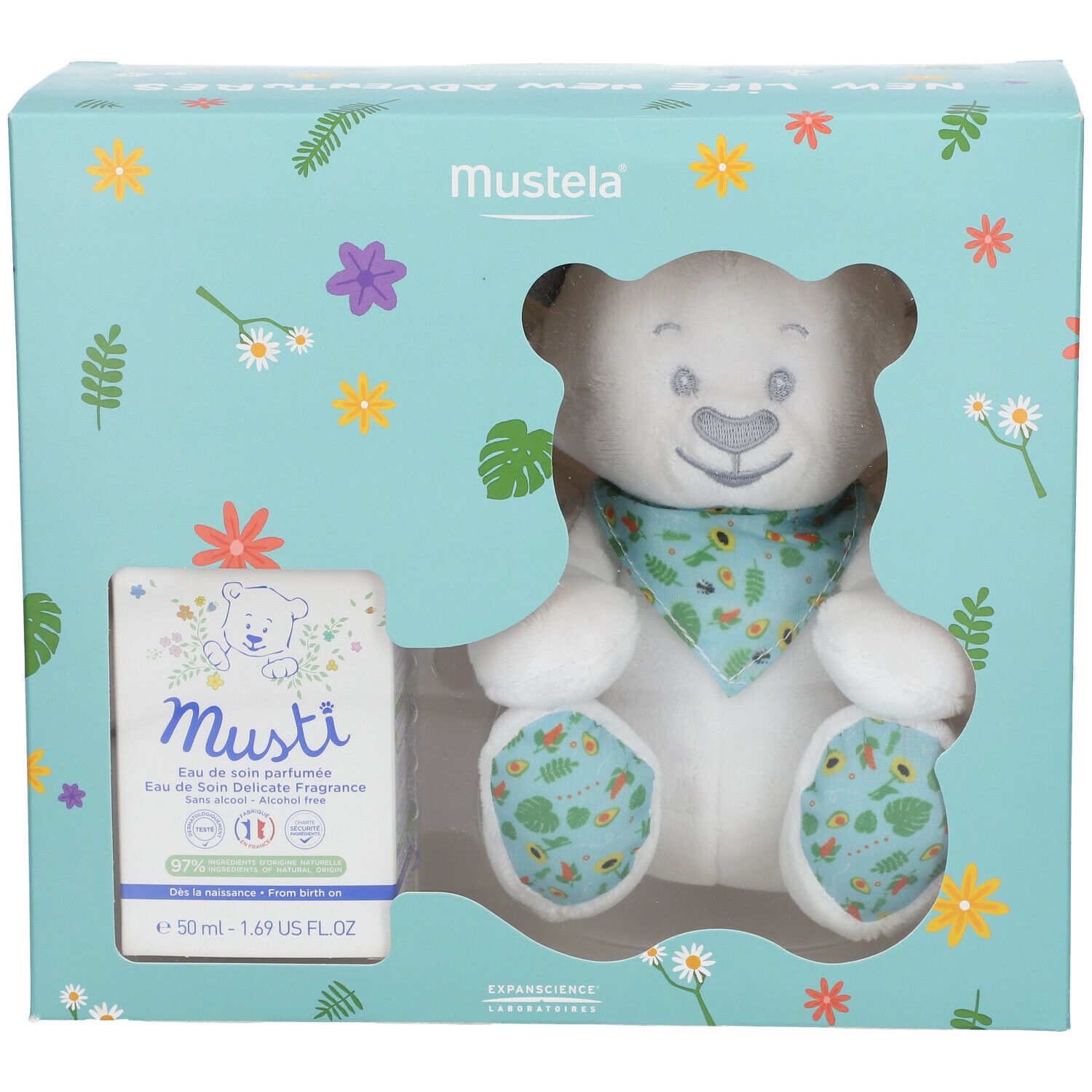 mustela® Coffret Bébé Musti Eau de Soin Parfumée Peau Normale