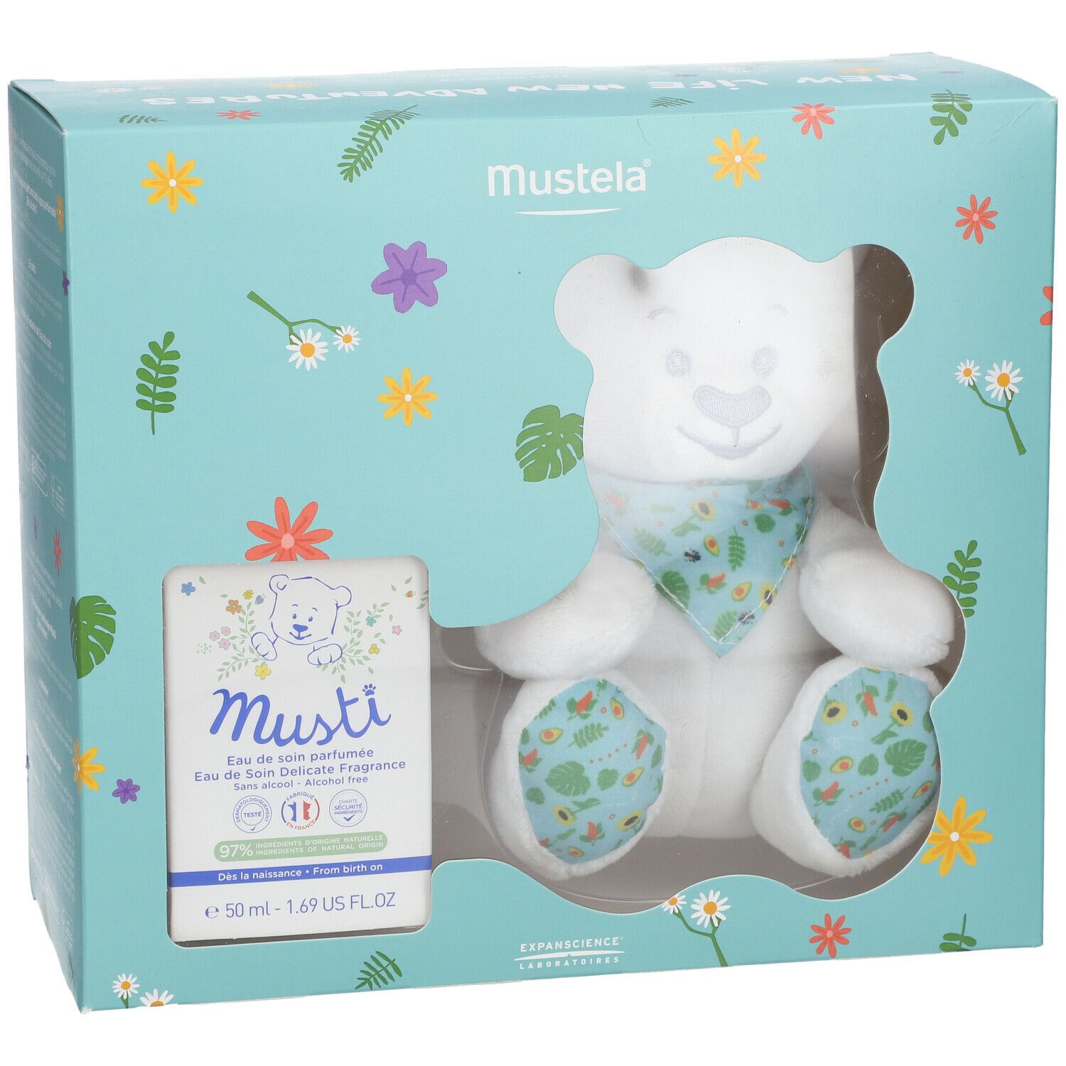 mustela® Coffret Bébé Musti Eau de Soin Parfumée Peau Normale