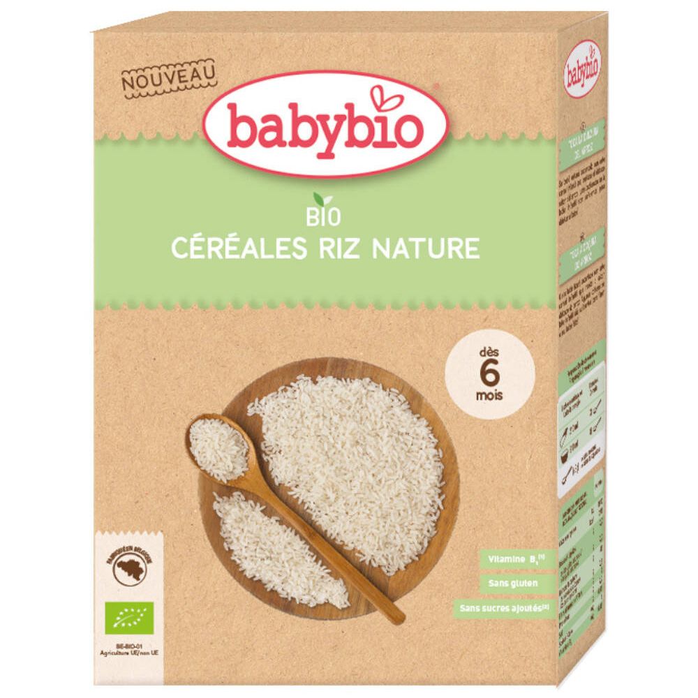 babybio® Céréales de riz nature Bio 6 mois