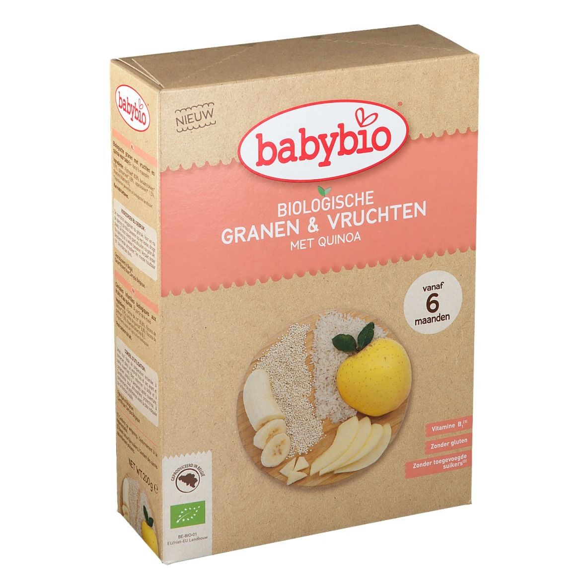 babybio® Céréales fruits avec Quinoa Bio 6 mois