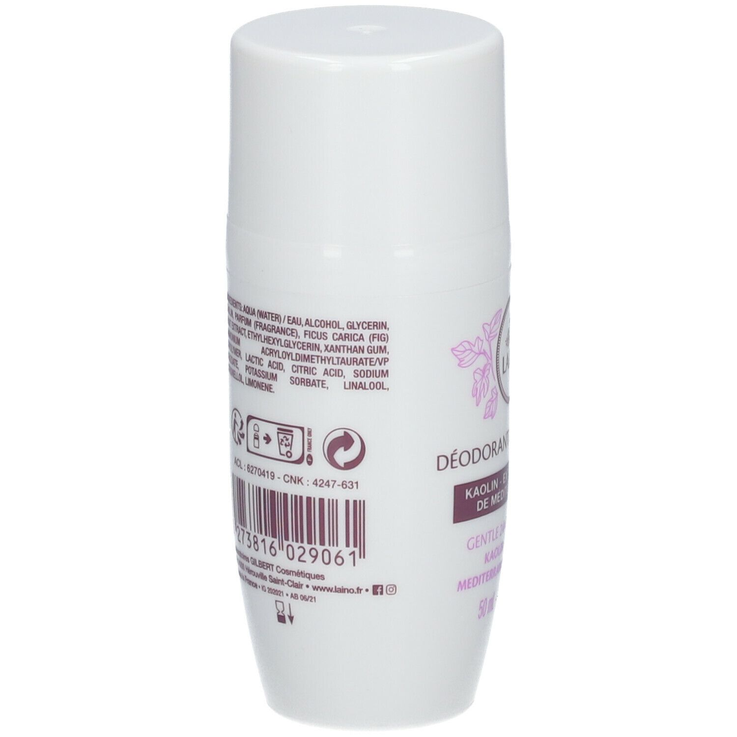 LAINO déodorant 24 h kaolin & extrait de figue