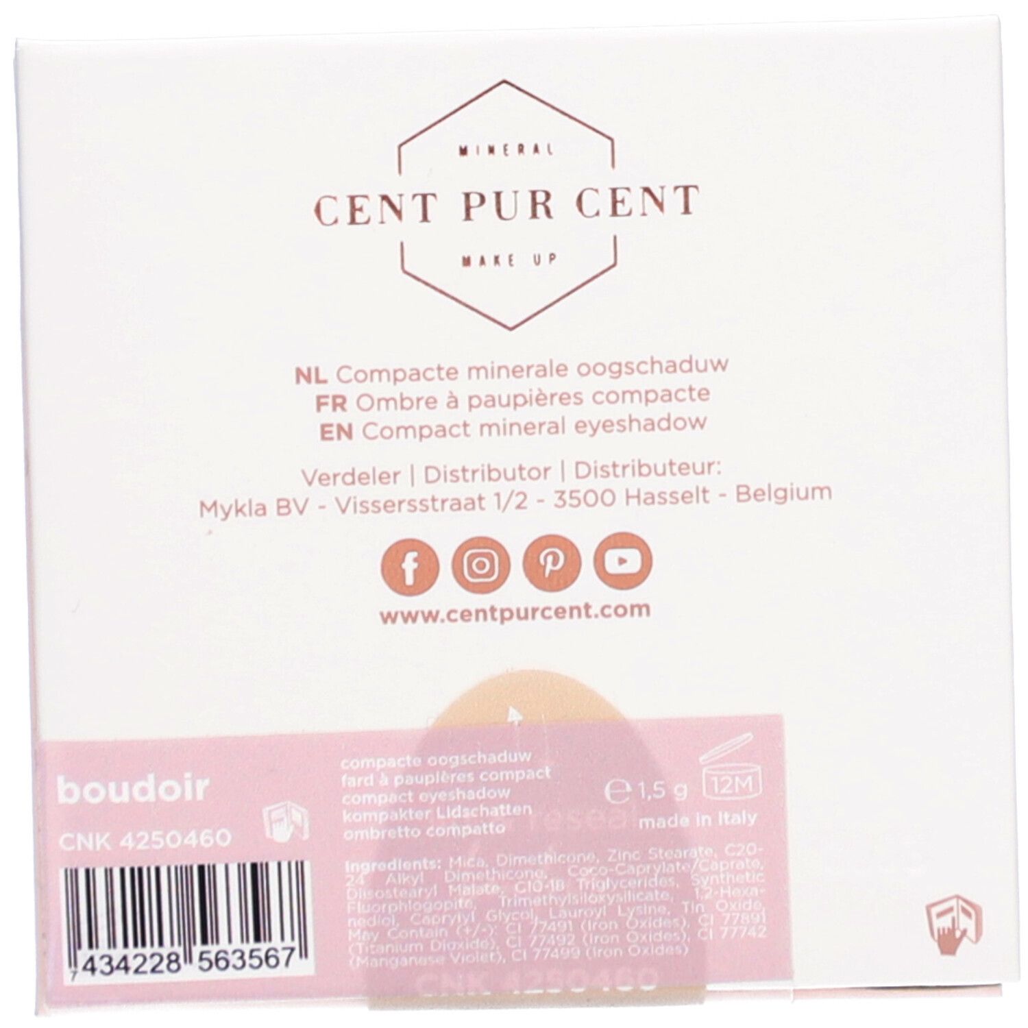 Cent Pur Cent Mineral Compact Lidschatten Boudoir