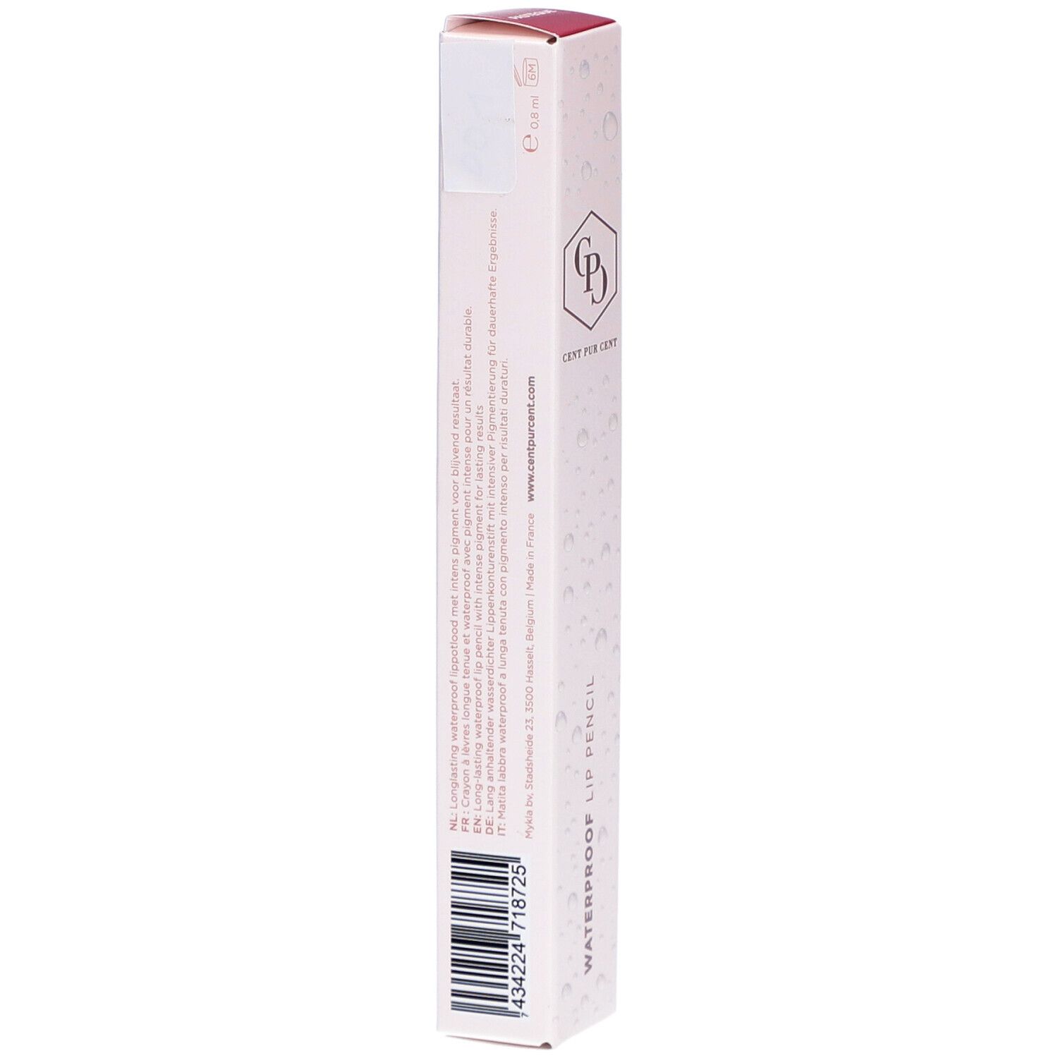 Cent Pur Cent Wasserfester Lippenstift Pasteque