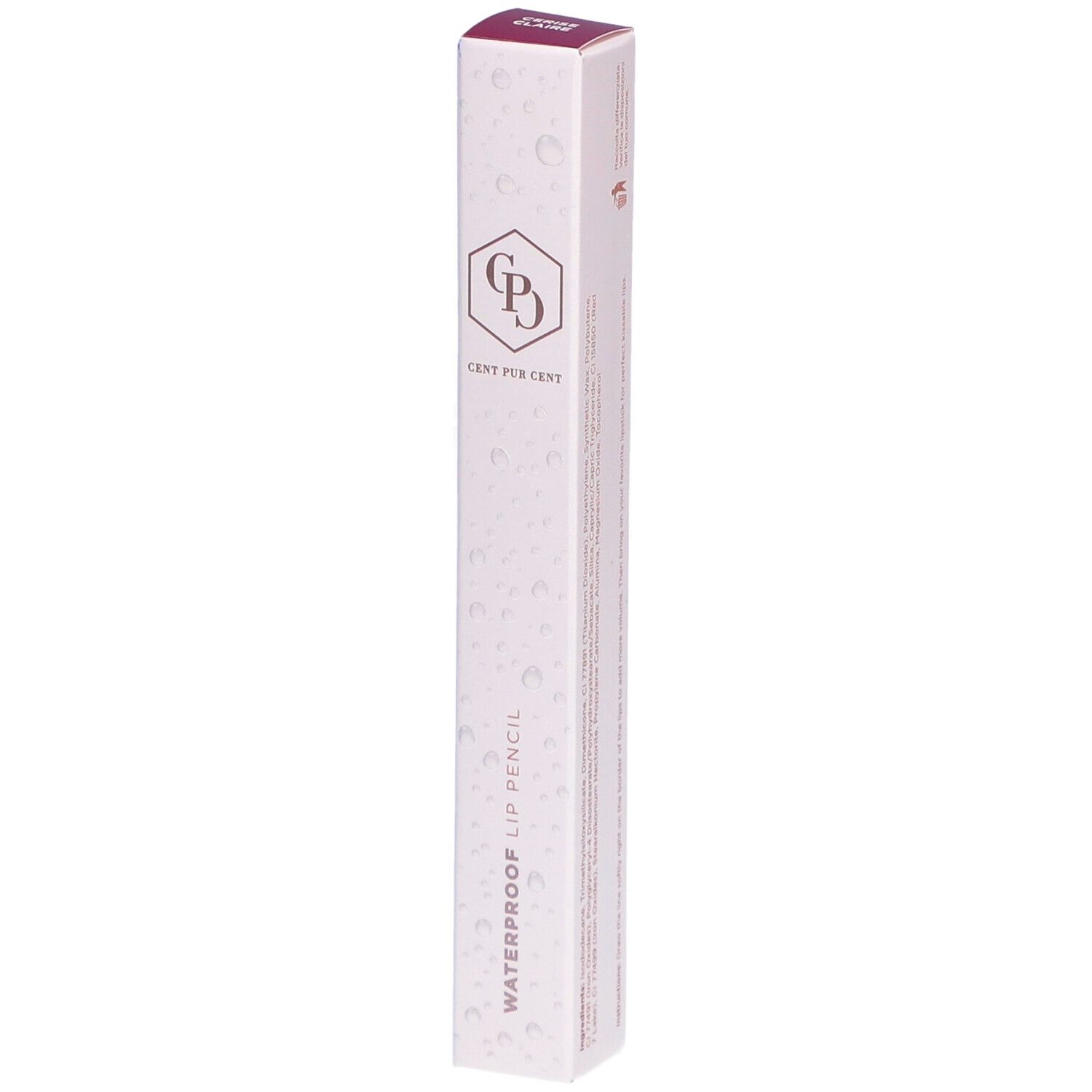Cent Pur Cent Wasserfester Lippenstift Cerise Claire