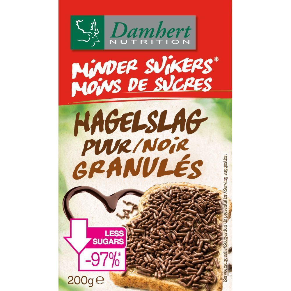 Damhert Schokoladenstreusel zuckerreduziert
