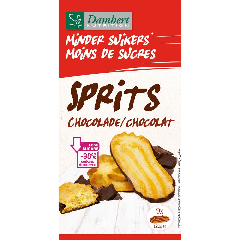 Damhert Low carb Sprits Schokolade