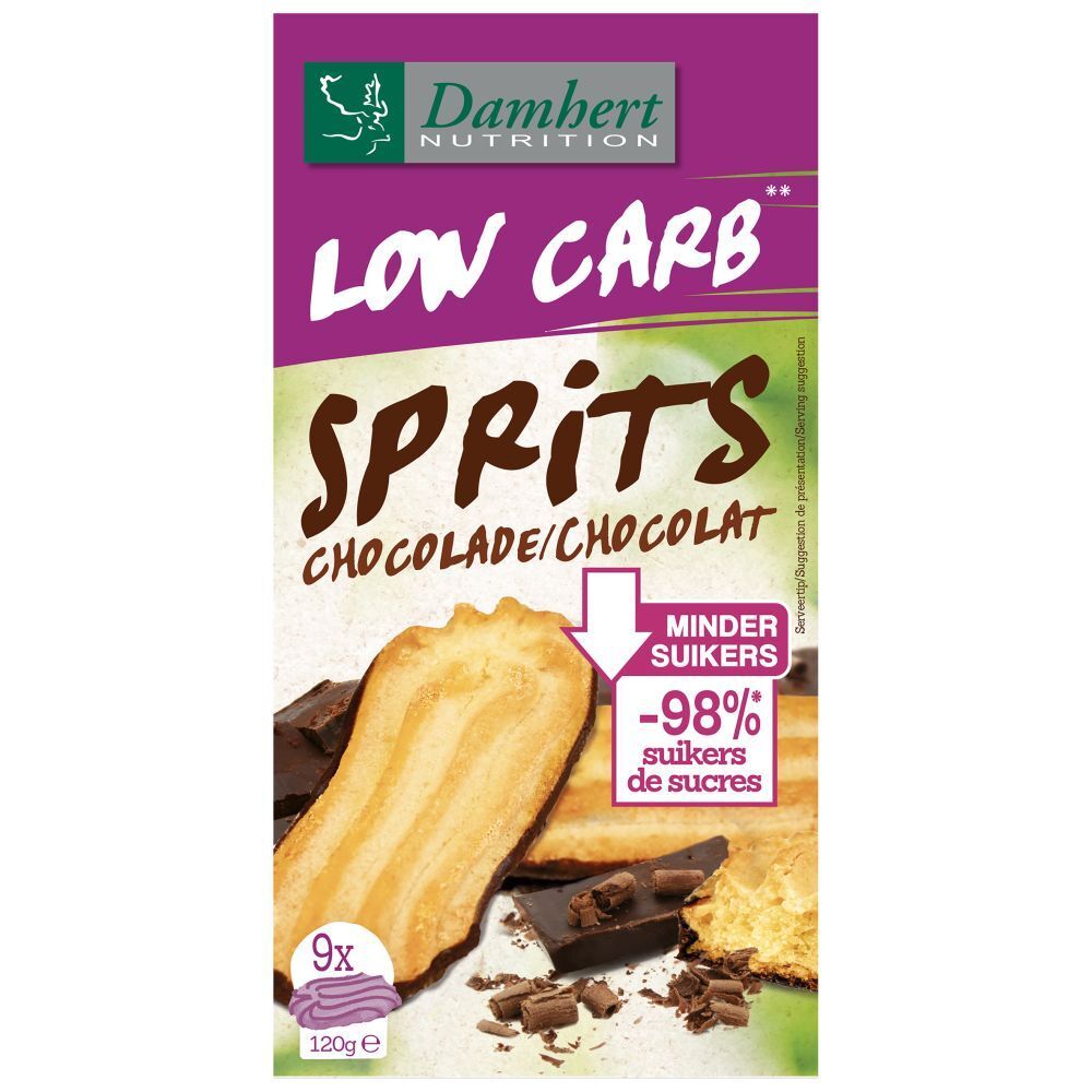 Damhert Low carb Sprits Schokolade