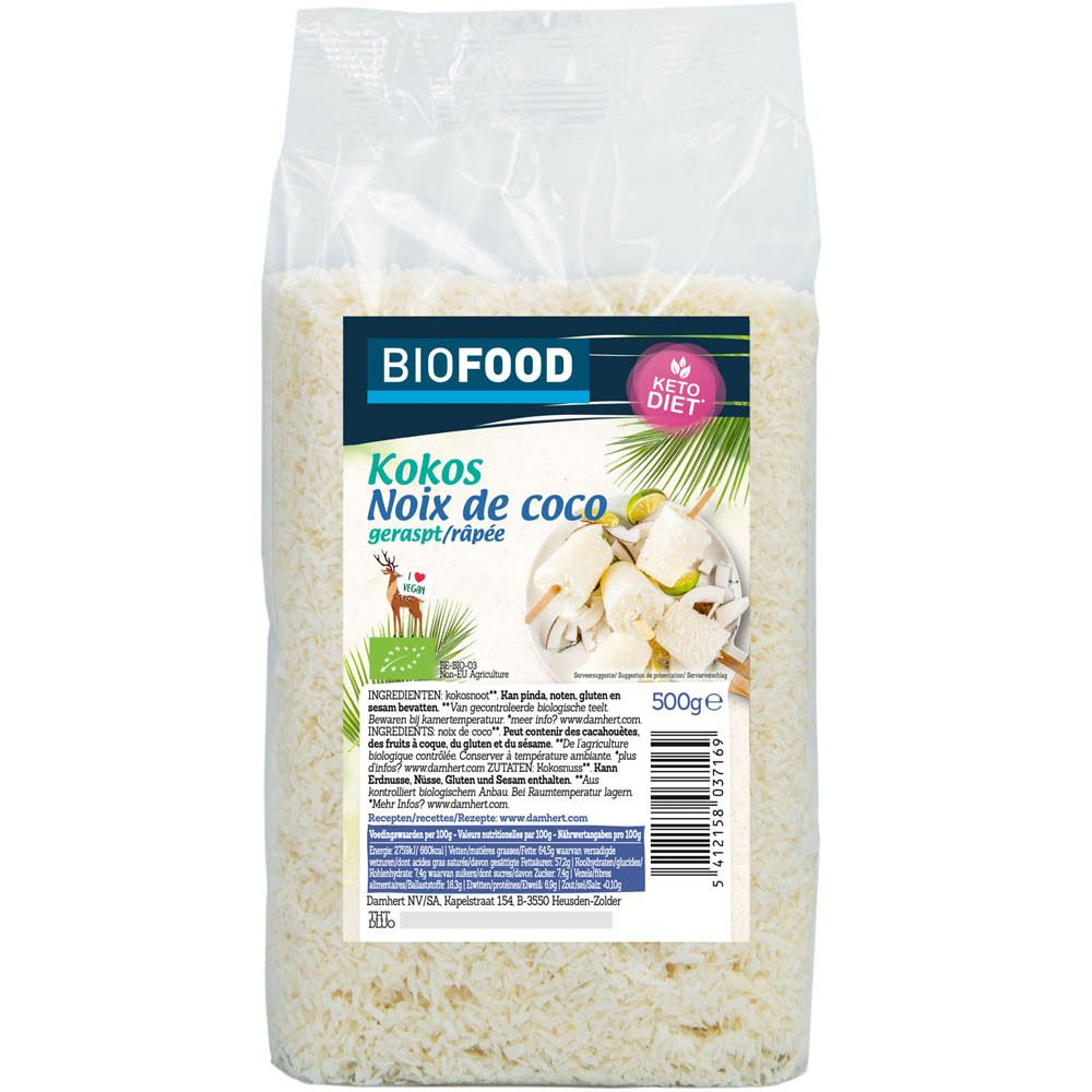 BIOFOOD Kokosnussraspeln BIO