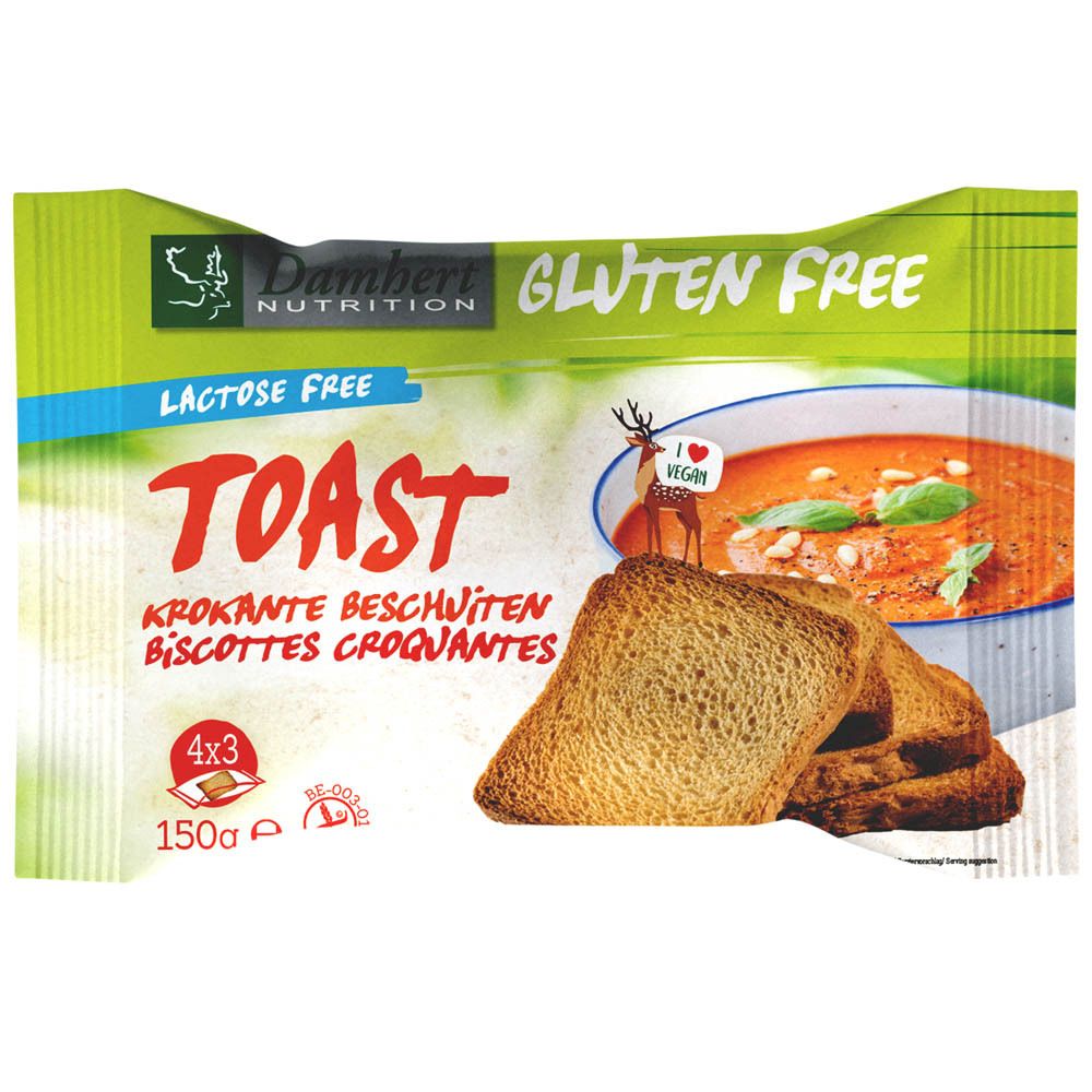 Damhert Gluten Free gegrilltes Brot