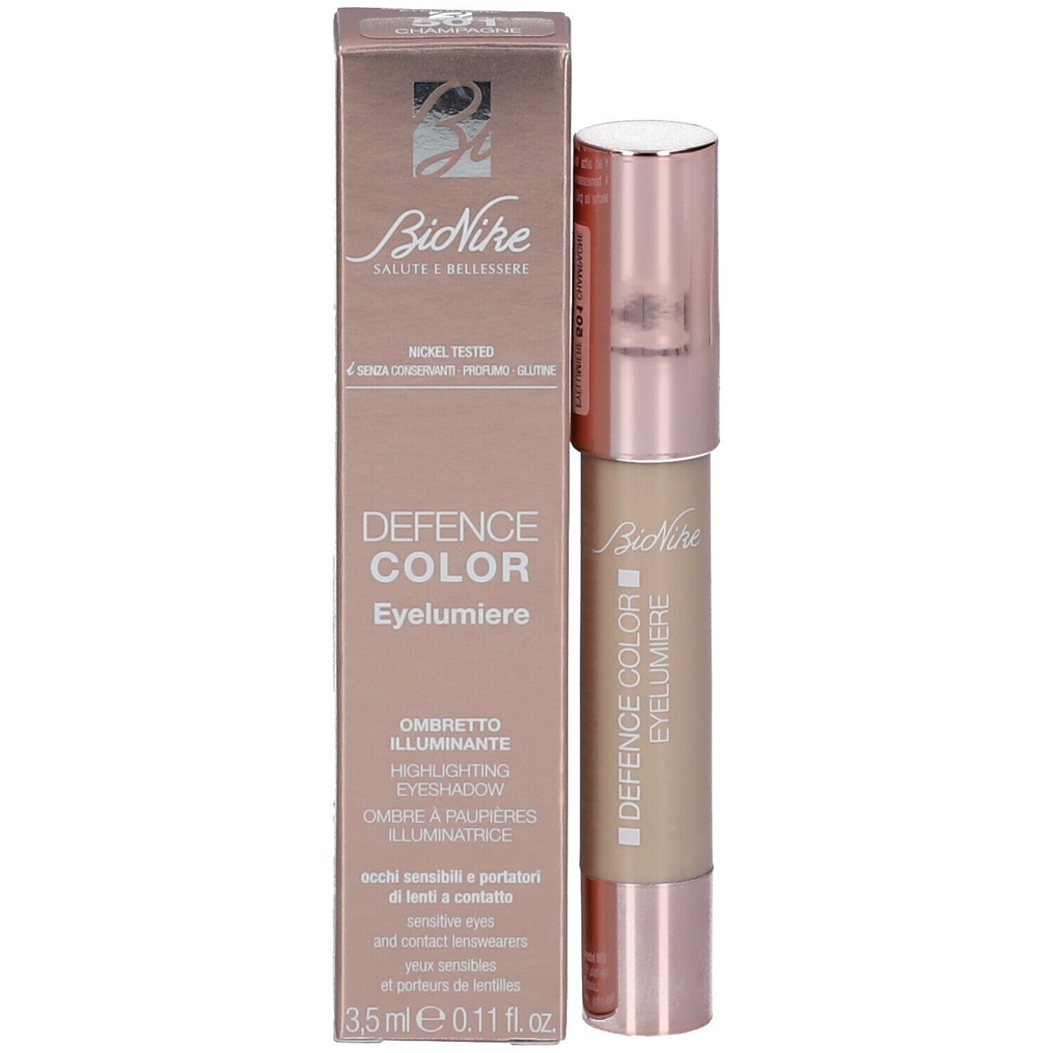 BioNike DEFENCE COLOR Eyelumiere 501 Champagner