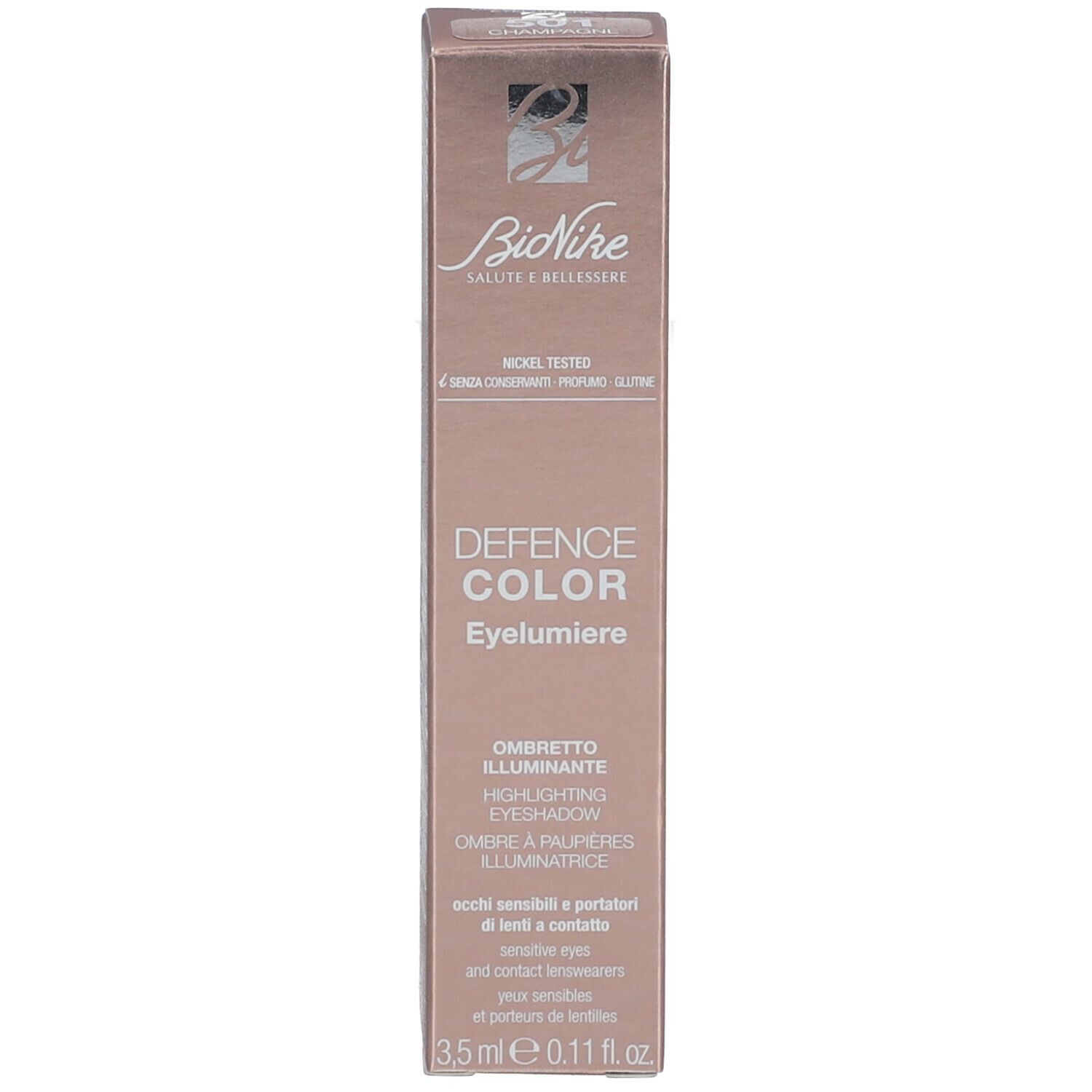 BioNike DEFENCE COLOR Eyelumiere 501 Champagner