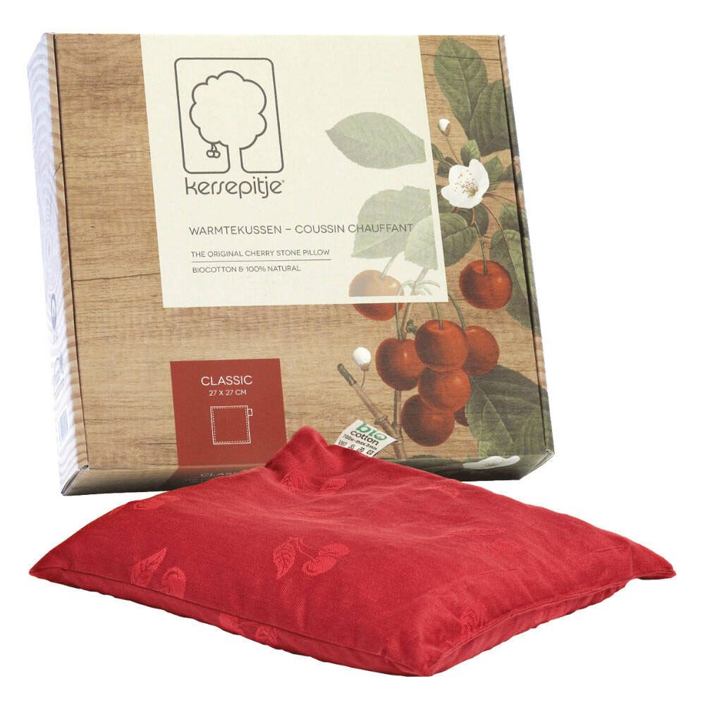 ACA Kersenpitje® Coussin chauffant Classic 27 x 27 cm + SPAAS Bougies