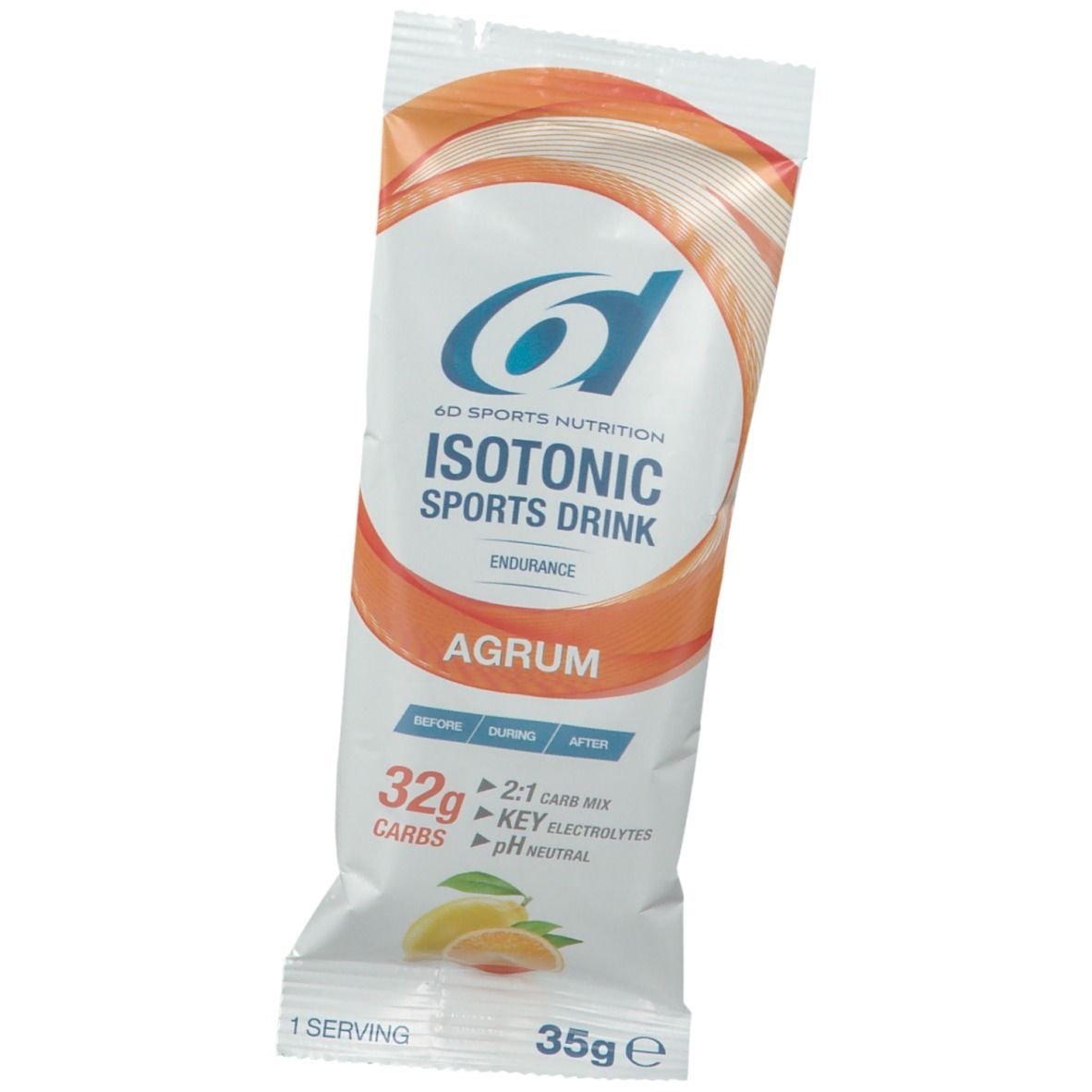 6D SPORTS NUTRITION Isotonisches Sportgetränk - Agrum