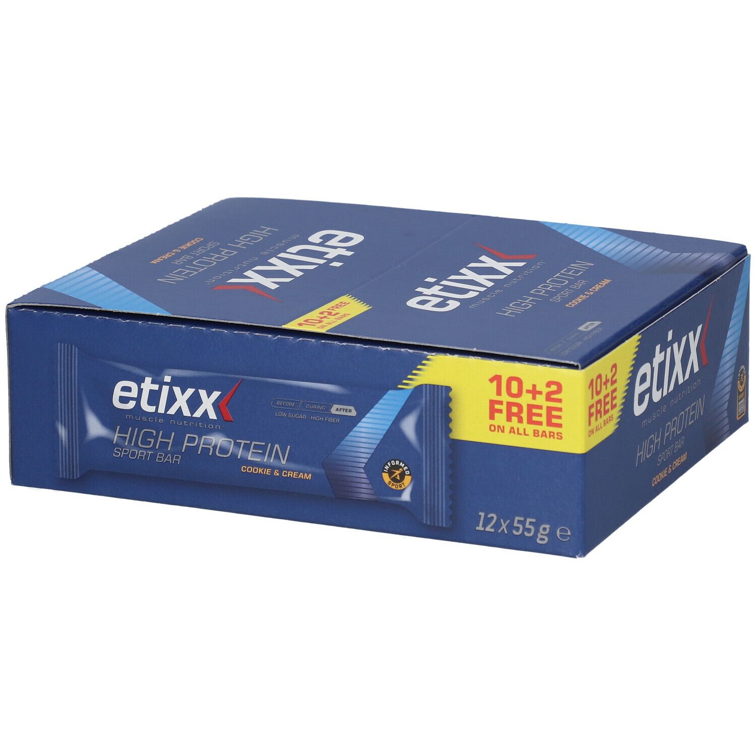 etixx High Protein Sport Riegel Keks & Sahne