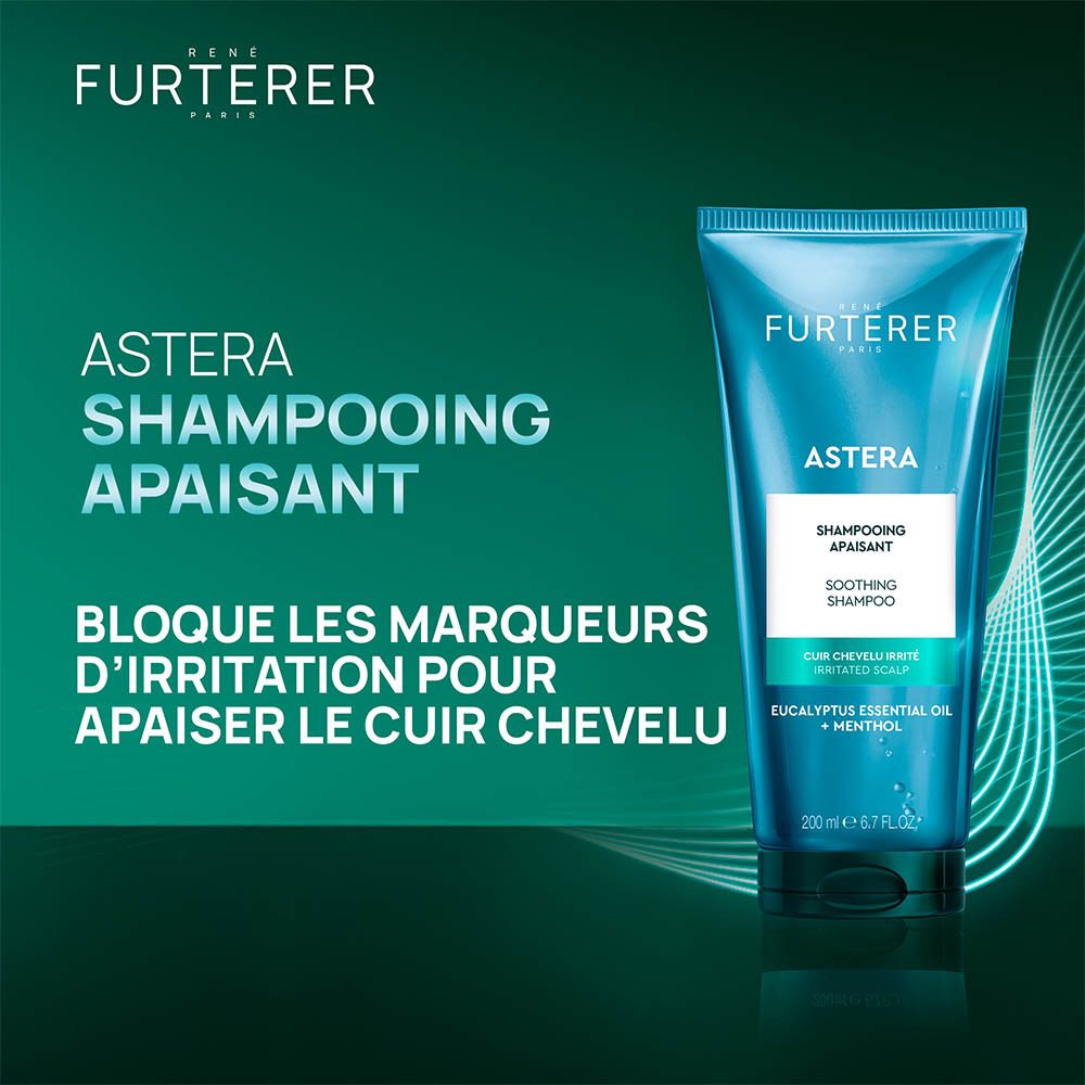 Boîte verte du shampooing Astera Fresh de René Furterer.