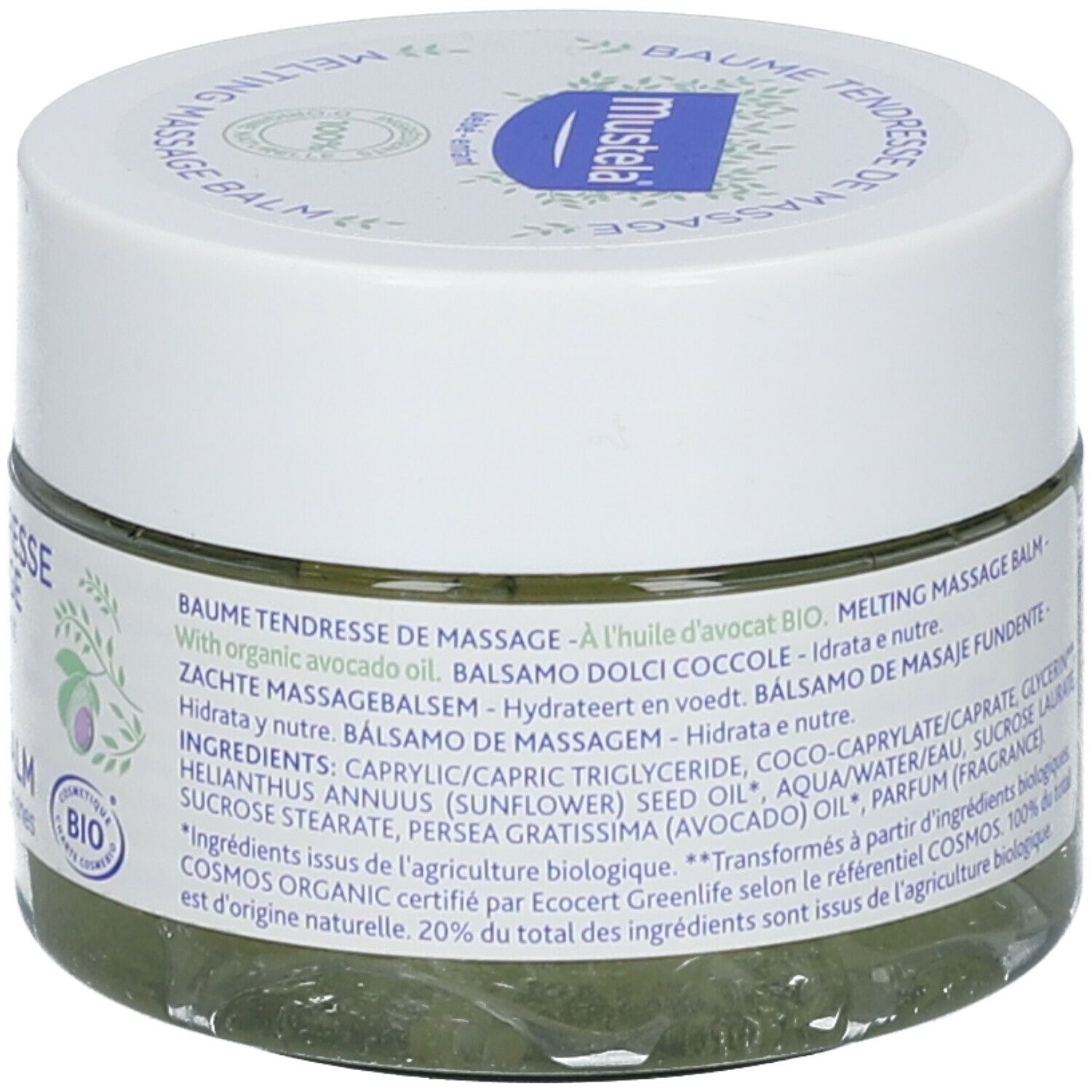 mustela Baume Tendresse de Massage certifié BIO
