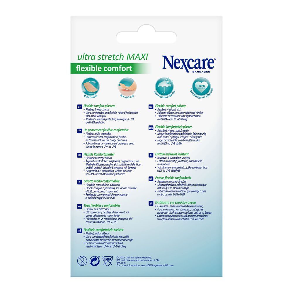 Nexcare Ultra Stretch MAXI Flexibler Komfort 50x101mm