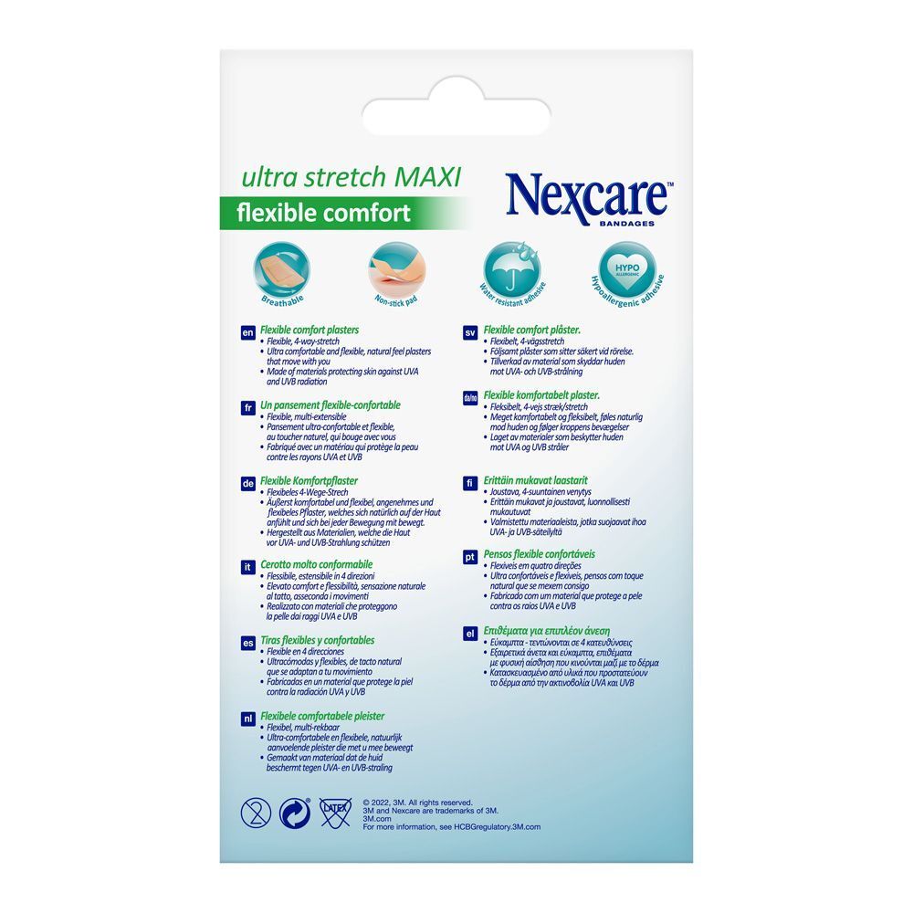 Nexcare Ultra Stretch MAXI Flexibler Komfort 50x101mm