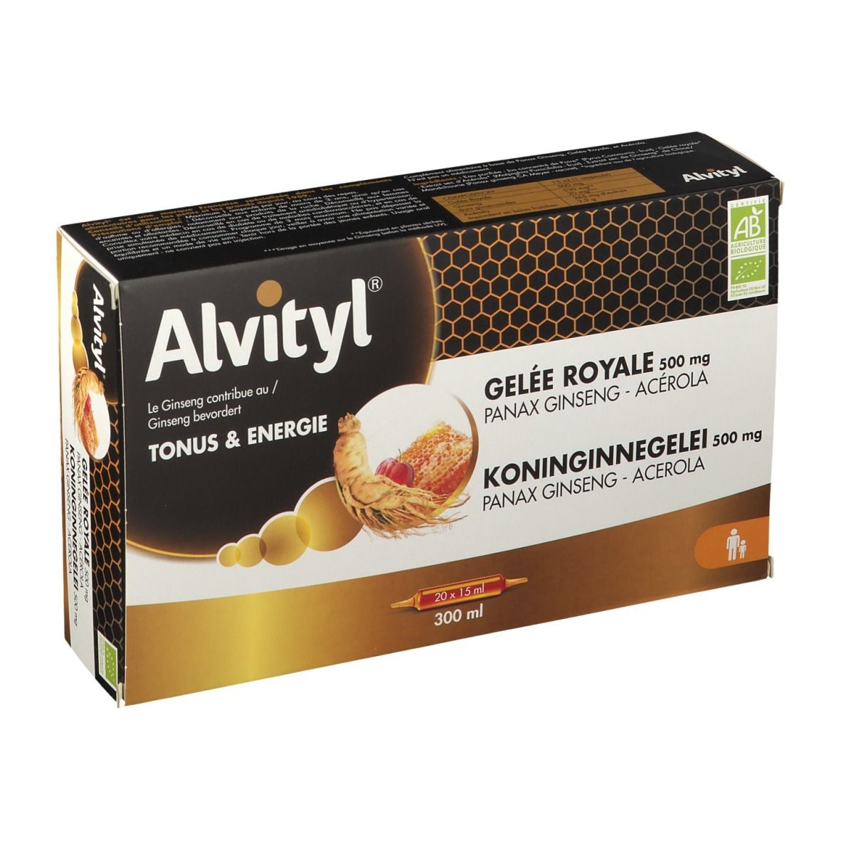 Alvityl® Gelée royale Ginseng & Acerola