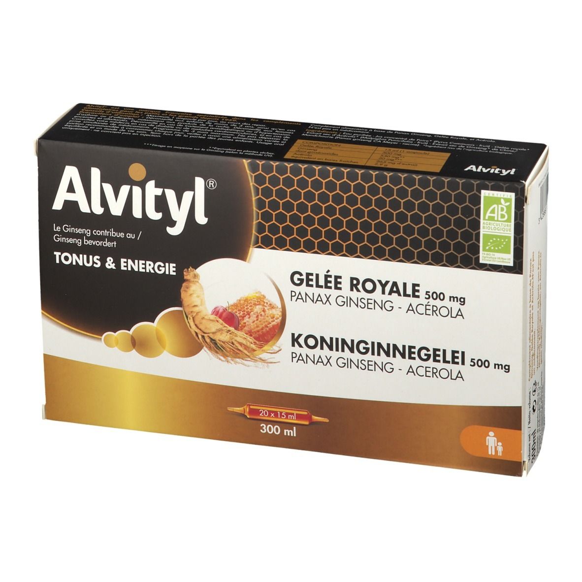 Alvityl® Gelée royale Ginseng & Acerola