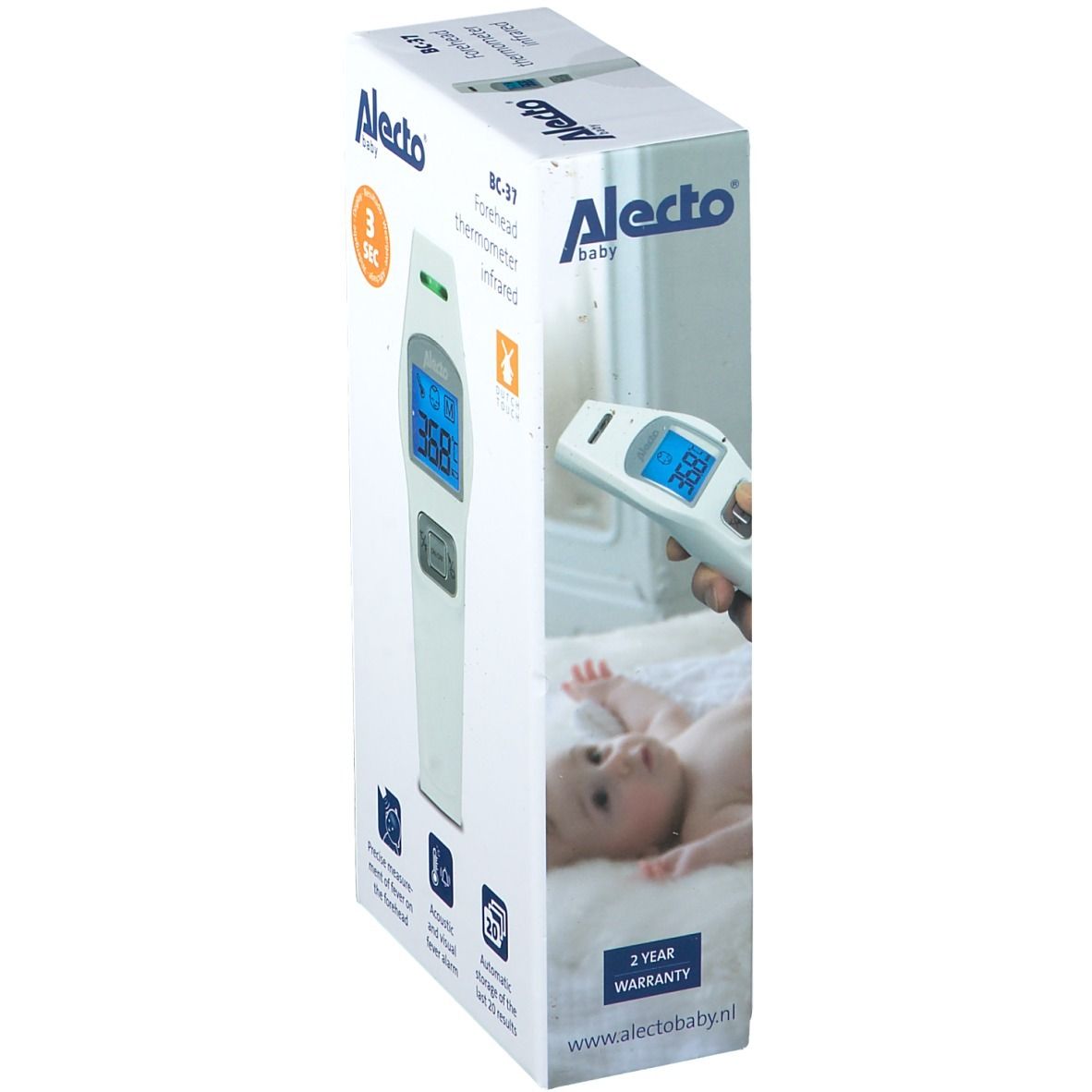Alecto® baby Thermomètre Frontal Infrarouge