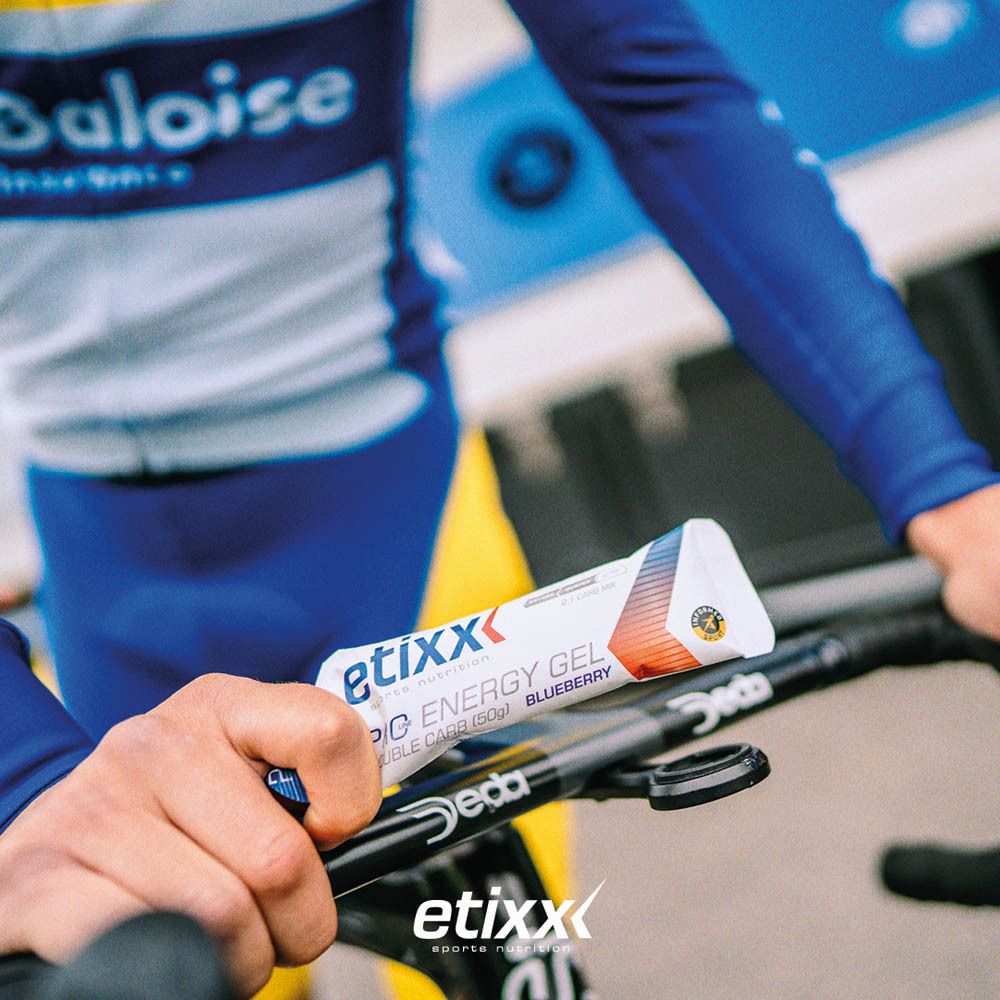 etixx Double Carb Energy Gel PRO LINE Blueberry