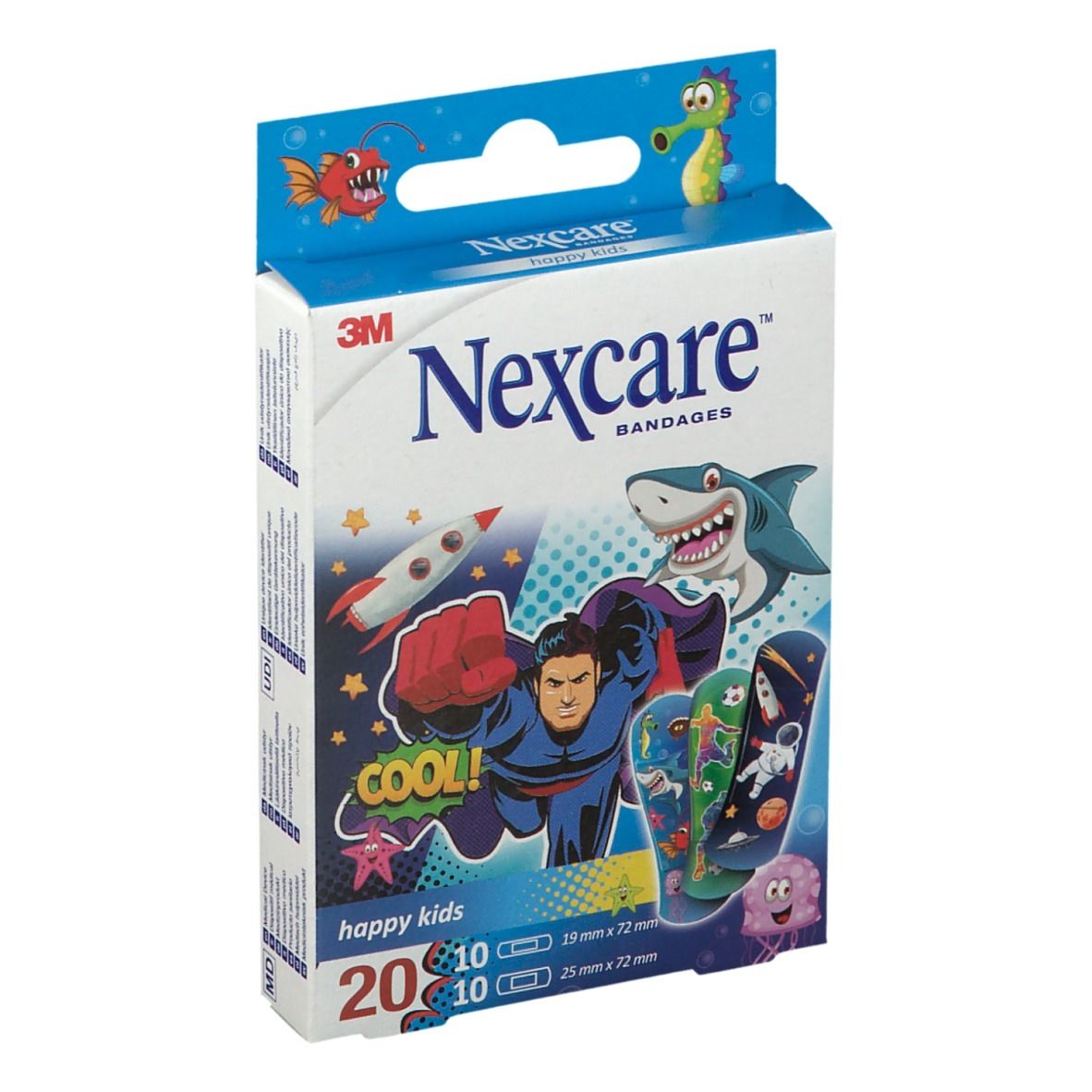 Nexcare® happy Kids Pflaster Superhelden