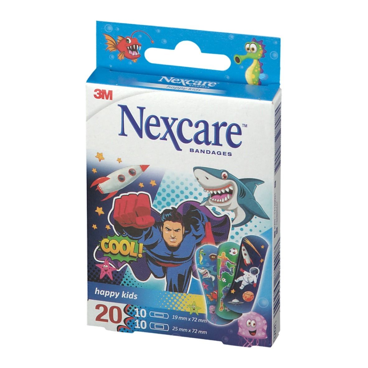 Nexcare® happy Kids Pflaster Superhelden