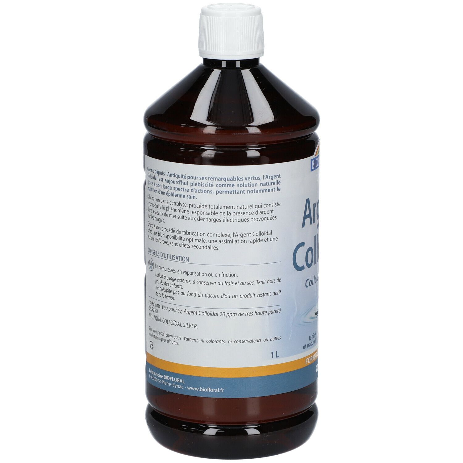 BIOFLORAL Kolloidales Silber 20 ppm