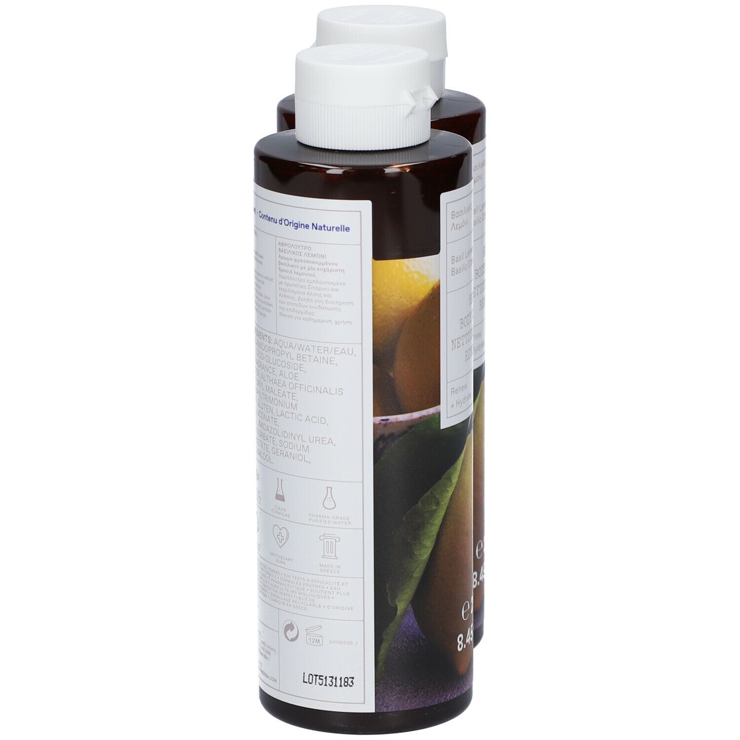 KORRES® Renewing Body Cleanser Basilikum & Zitrone