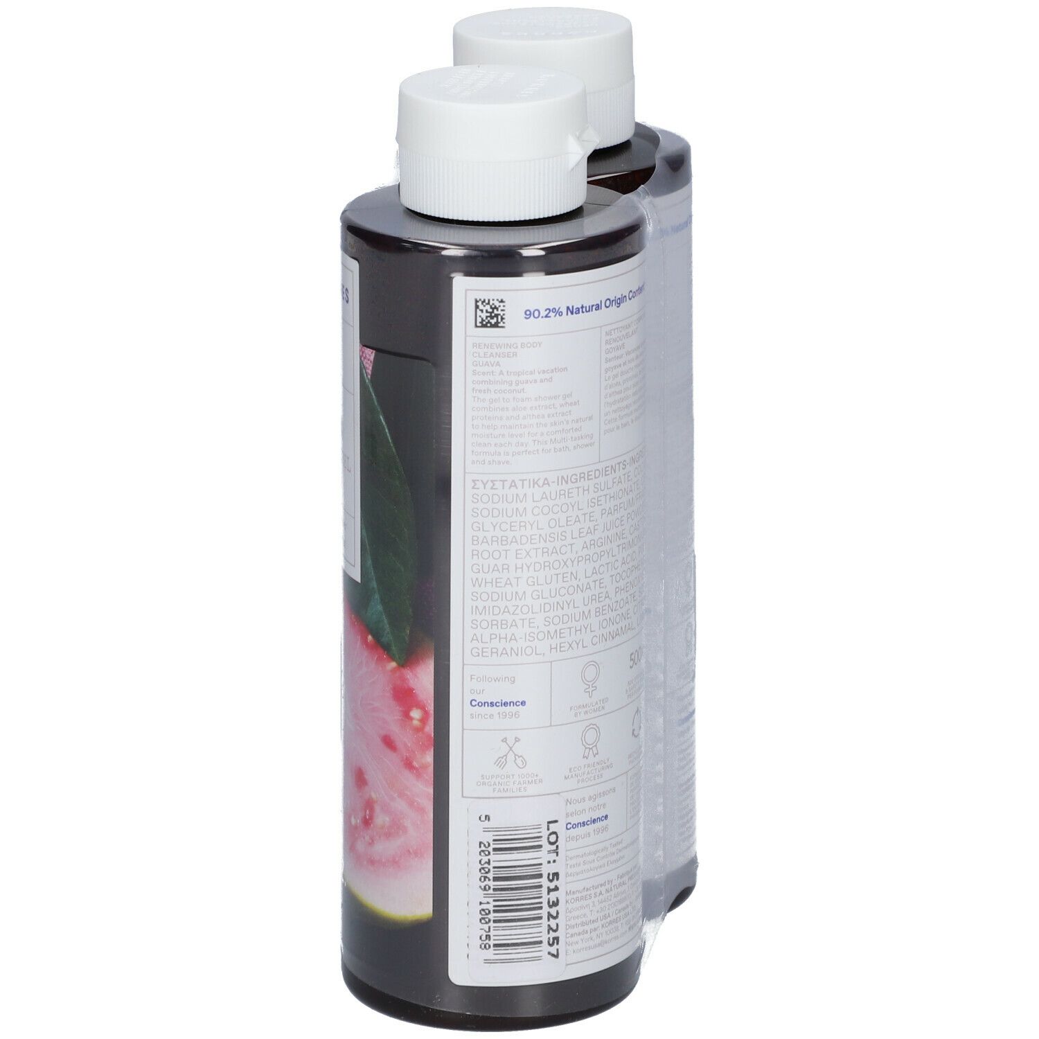 KORRES Gel Douche Corporel Renouvelant - Goyave