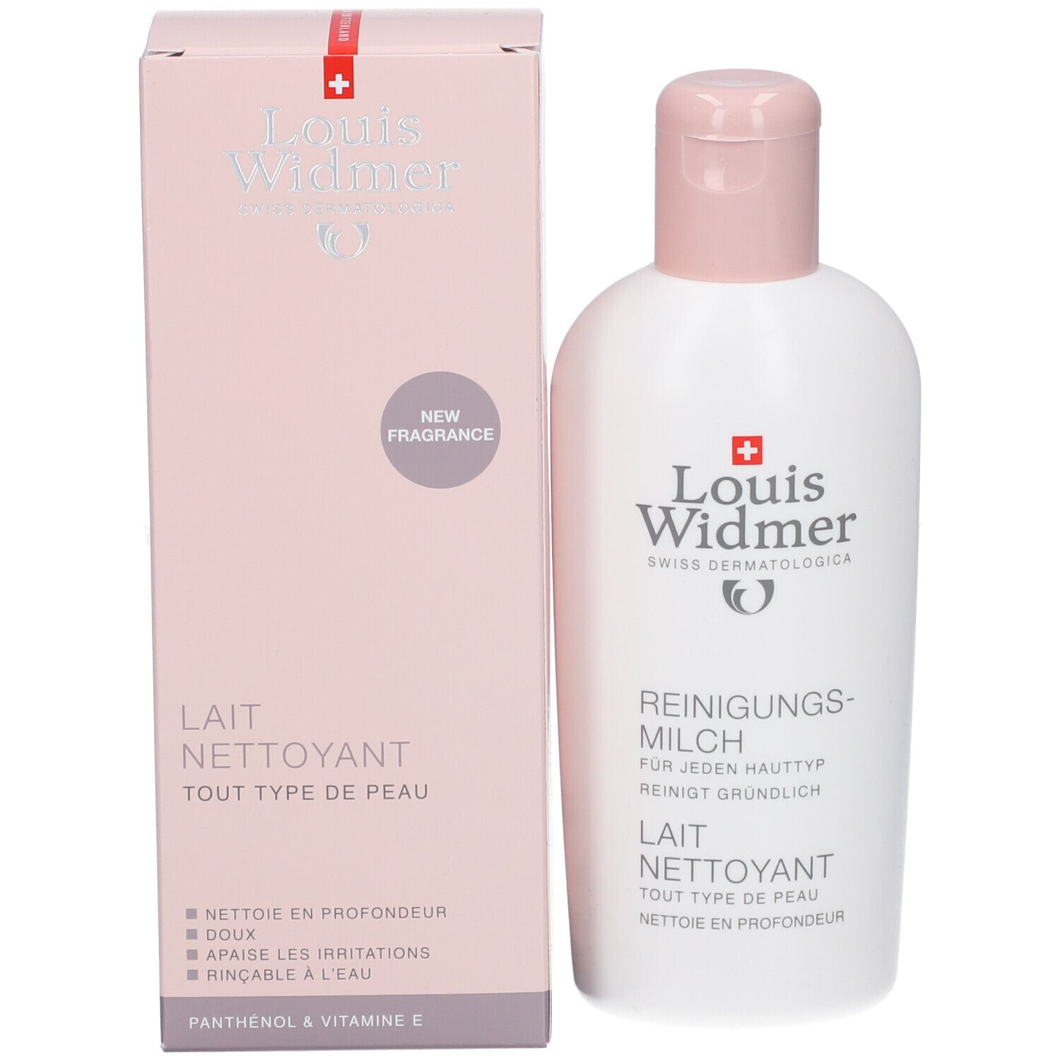 Louis Widmer Lait nettoyant légèrement parfumé