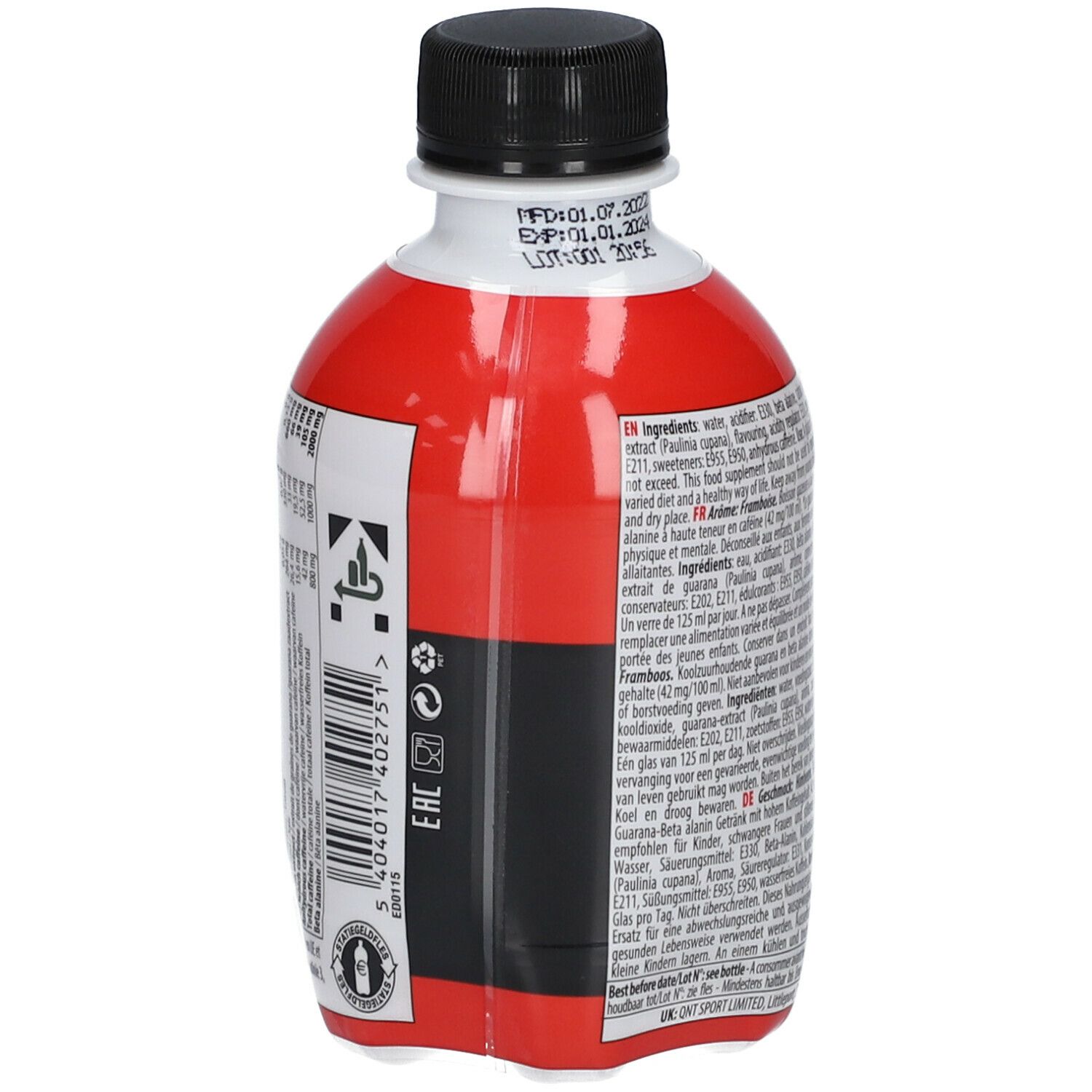 QNT Kick Power Drink Himbeere