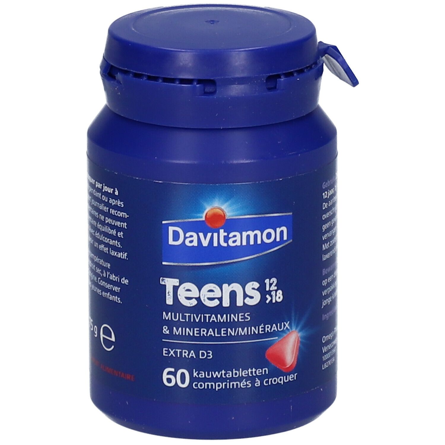 Davitamon Teens 12>18 Multivitamin Erdbeere - Energie, Widerstandskraft