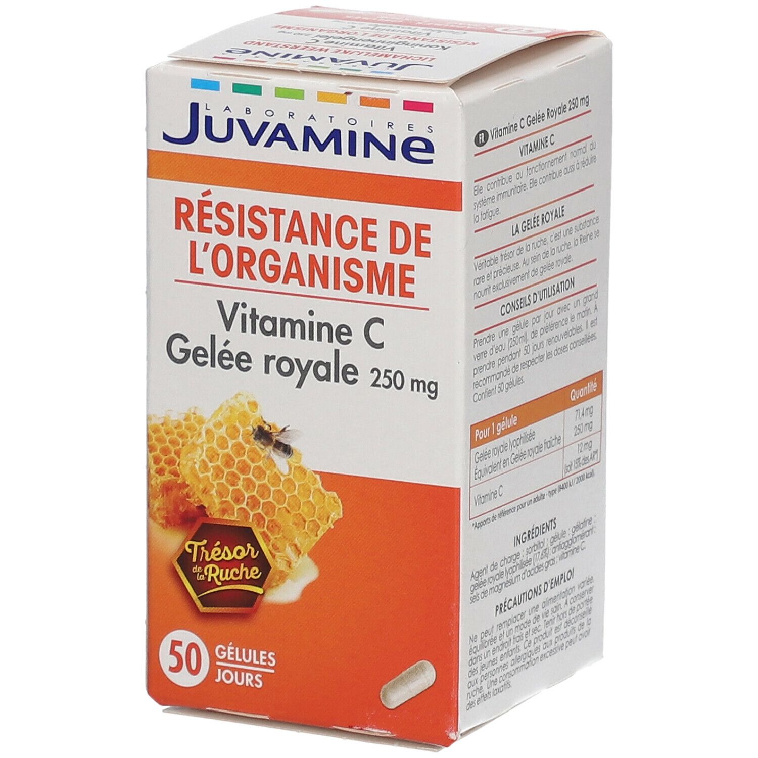 JUVAMINE Vitamine C + Gelée royale 250 mg