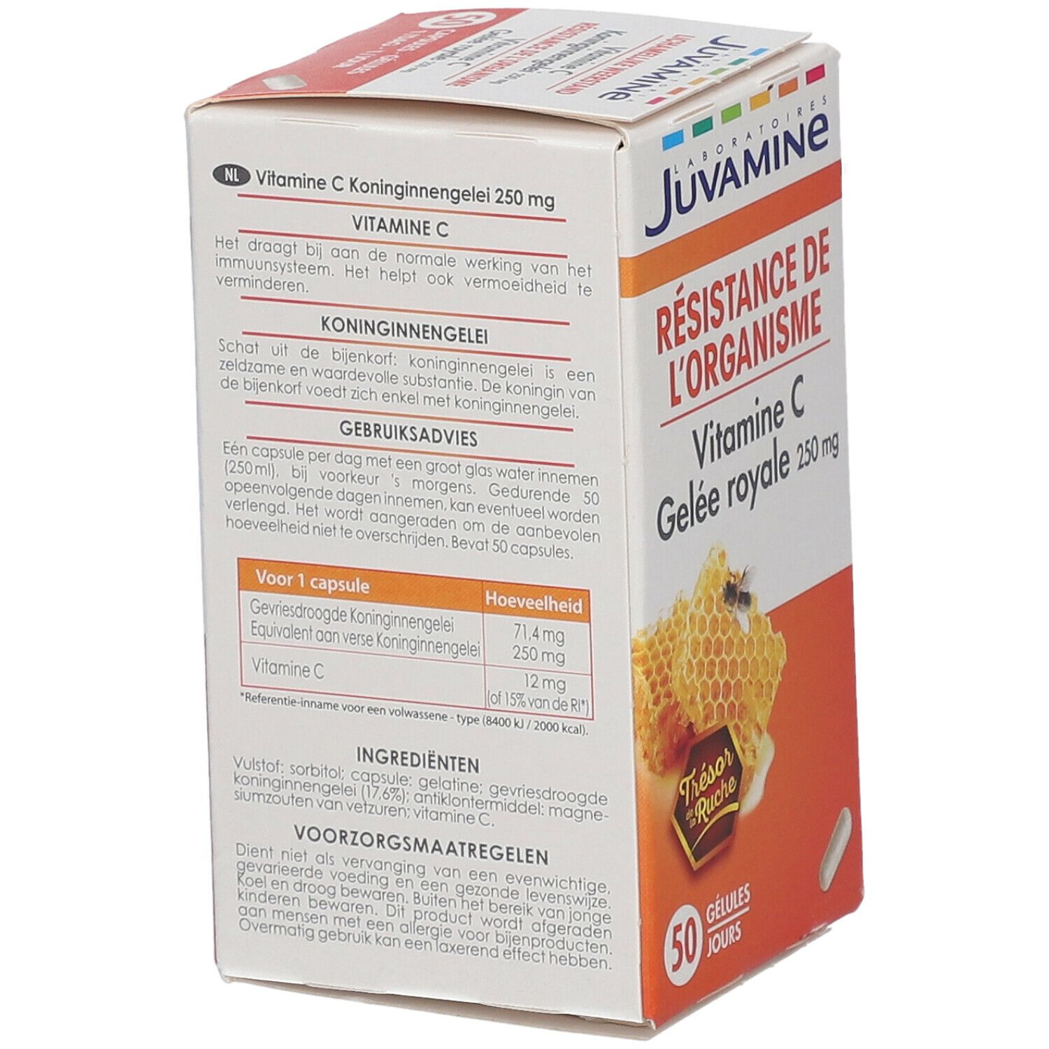 JUVAMINE Vitamine C + Gelée royale 250 mg
