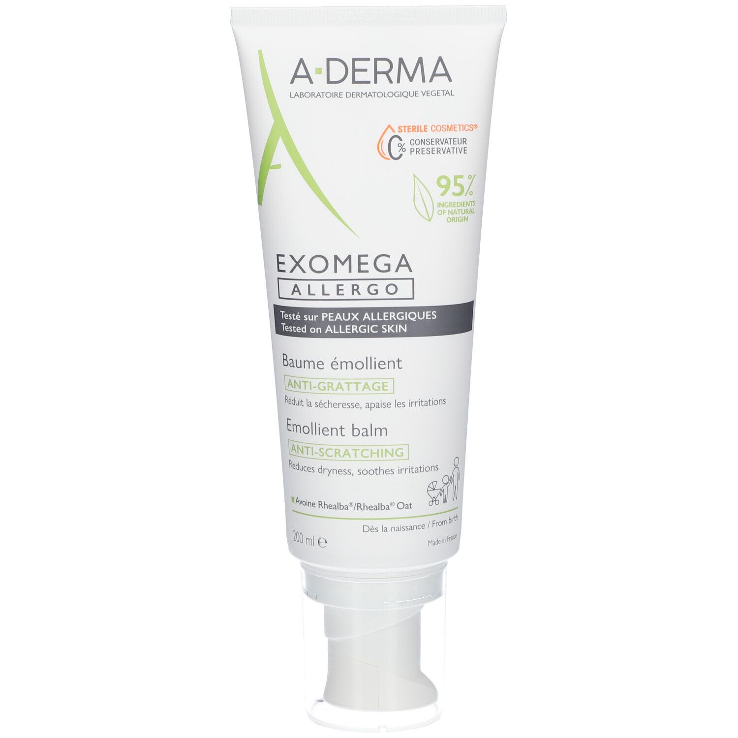 A-DERMA EXOMEGA EXOMEGA ALLERGO - Weichmachender Balsam