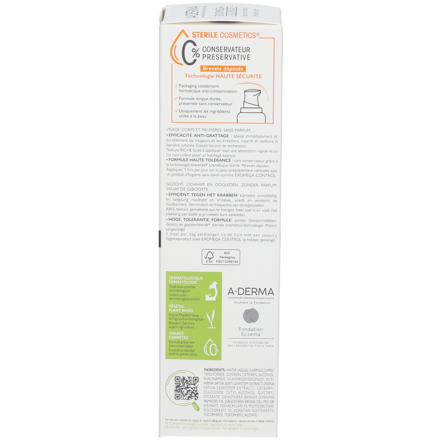 A-DERMA EXOMEGA EXOMEGA ALLERGO - Weichmachender Balsam
