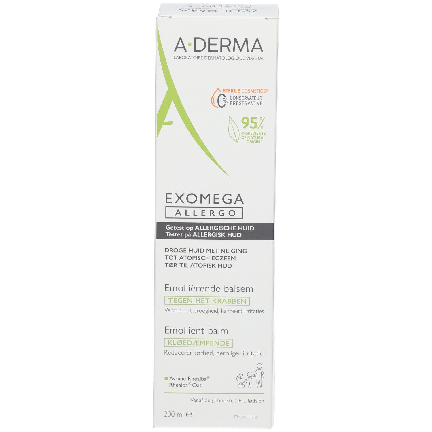 A-DERMA EXOMEGA EXOMEGA ALLERGO - Weichmachender Balsam