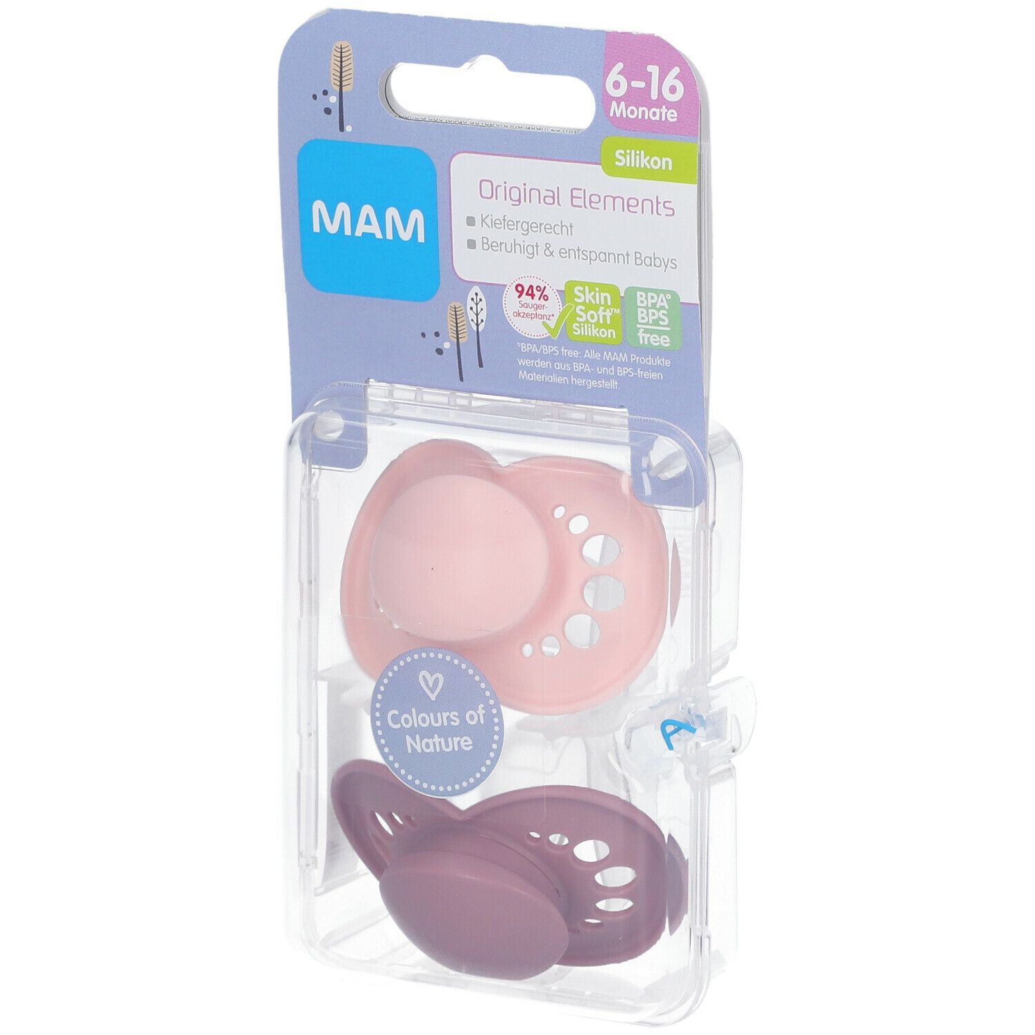MAM Original Elements Tétine fille 6 - 16 mois