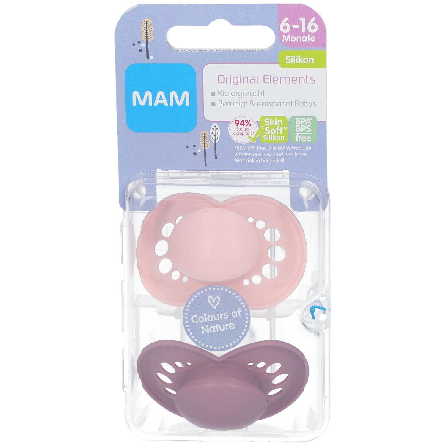 MAM Original Elements Tétine fille 6 - 16 mois