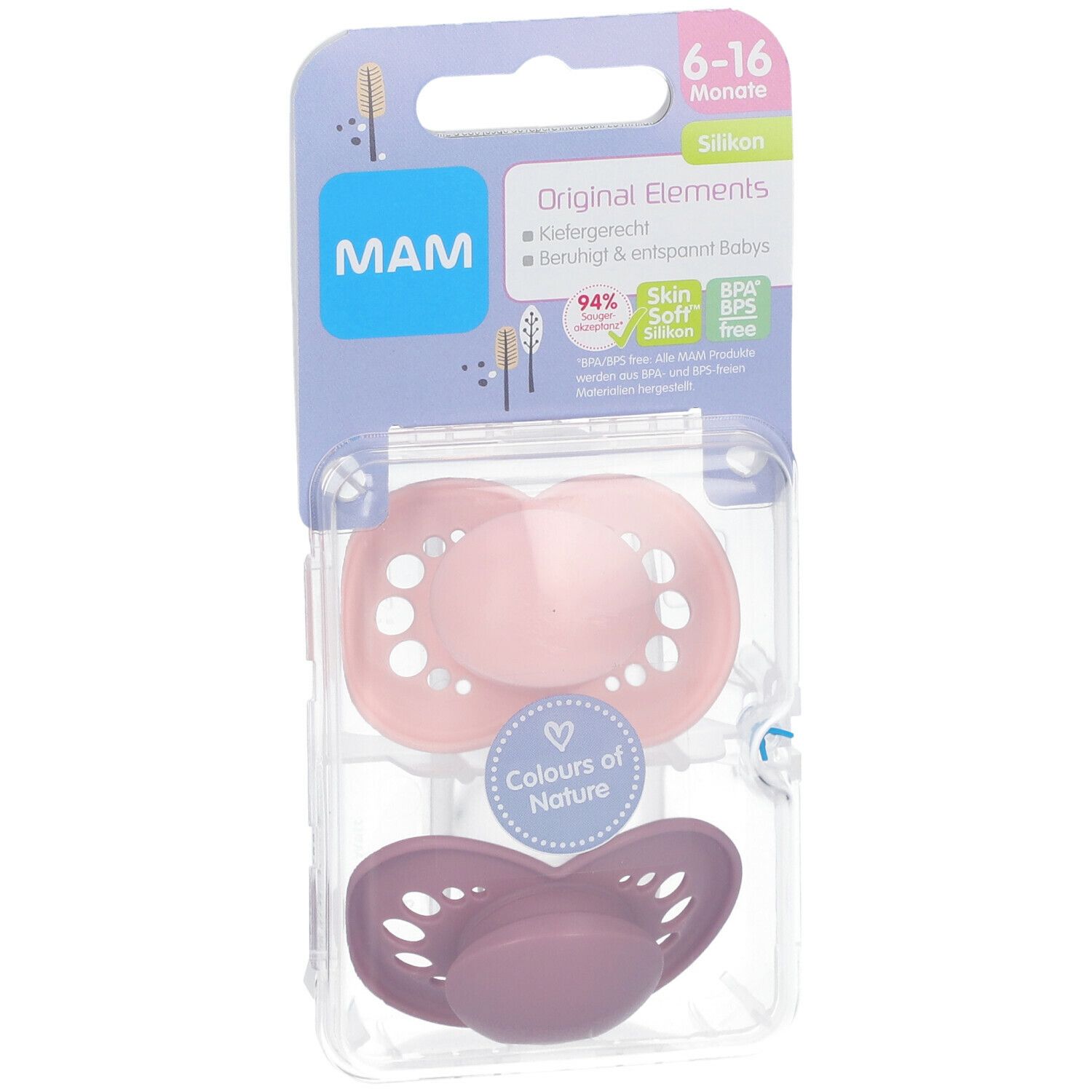 MAM Original Elements Tétine fille 6 - 16 mois