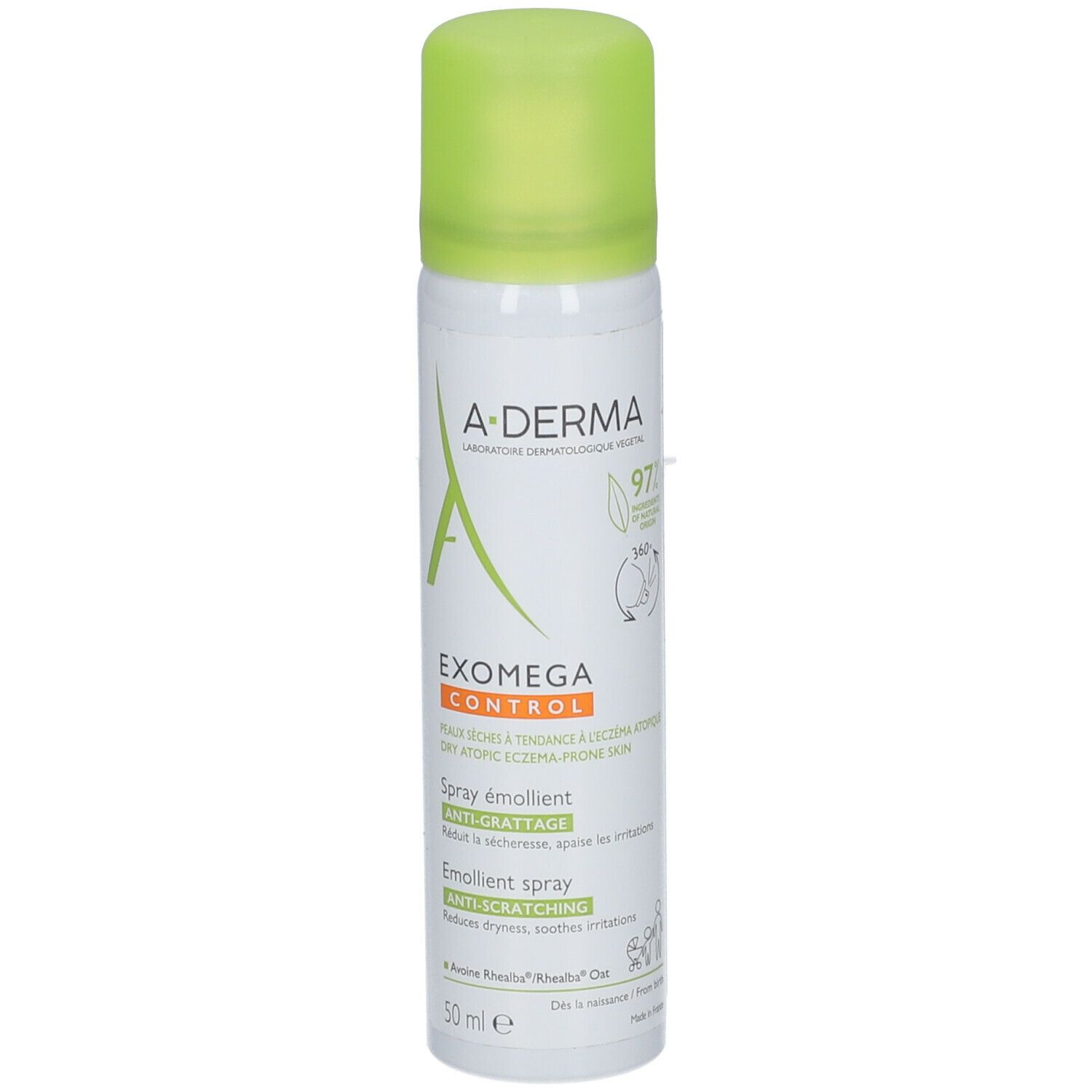 A-DERMA EXOMEGA CONTROL Weichmachendes Anti-Juckreiz-Spray