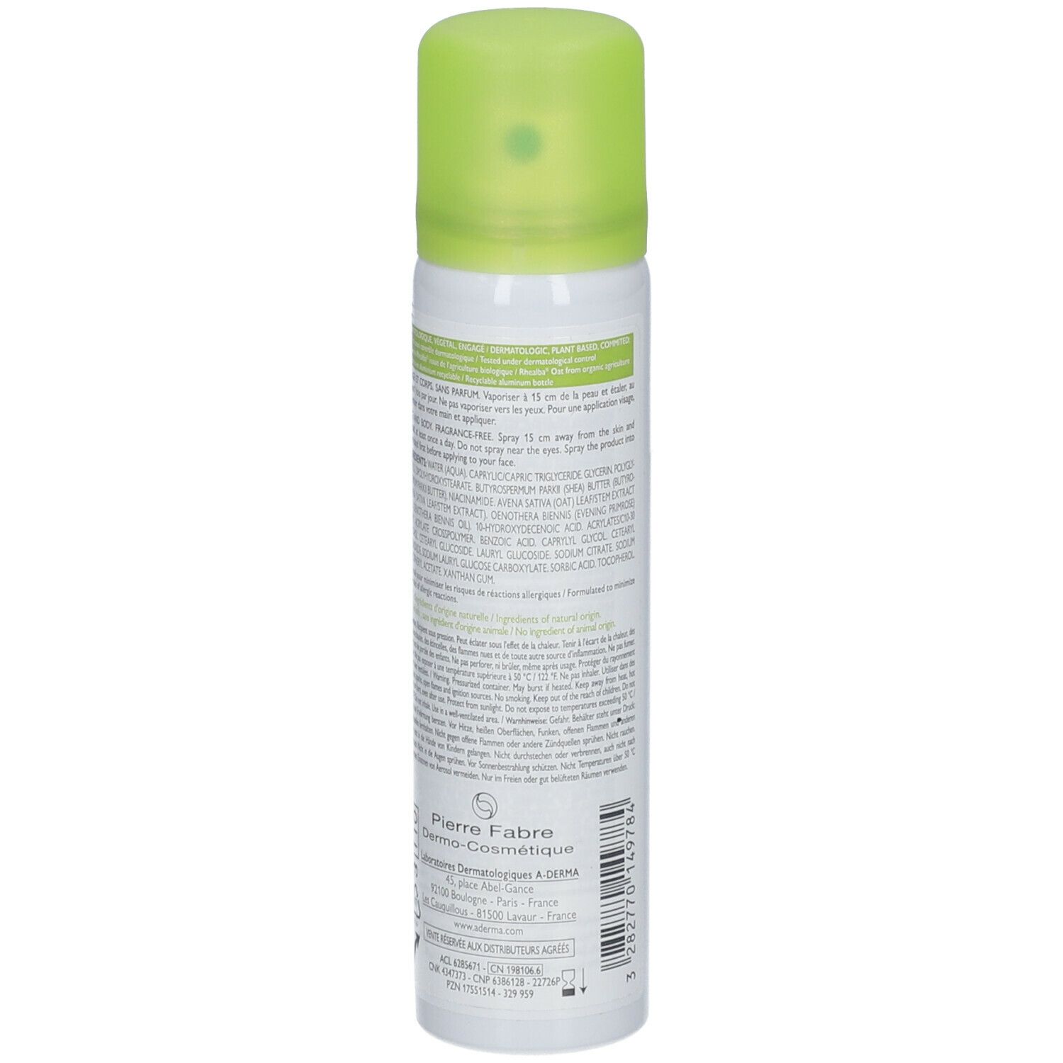 A-DERMA EXOMEGA CONTROL Weichmachendes Anti-Juckreiz-Spray