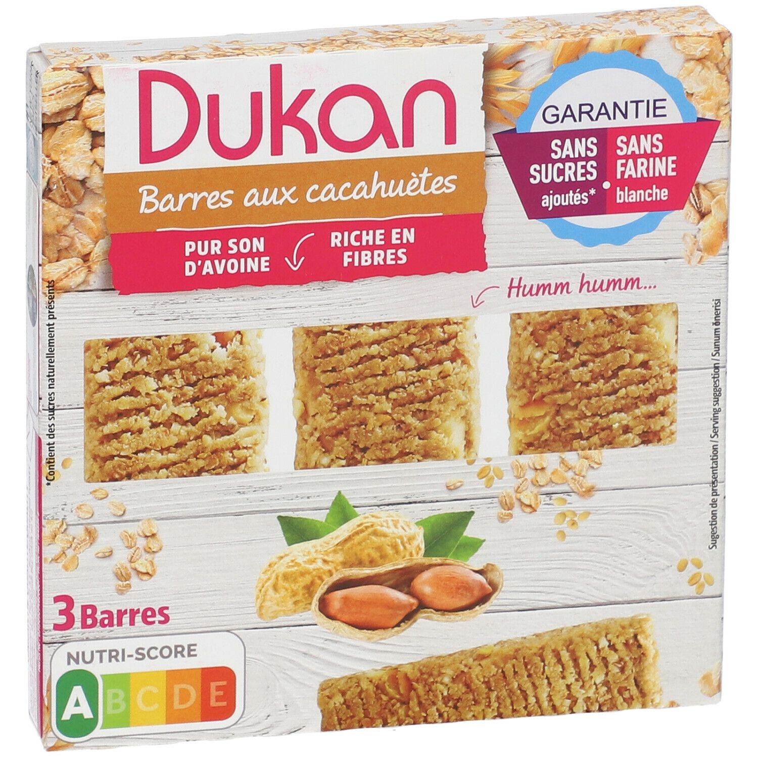 Dukan Barres au cacahuètes