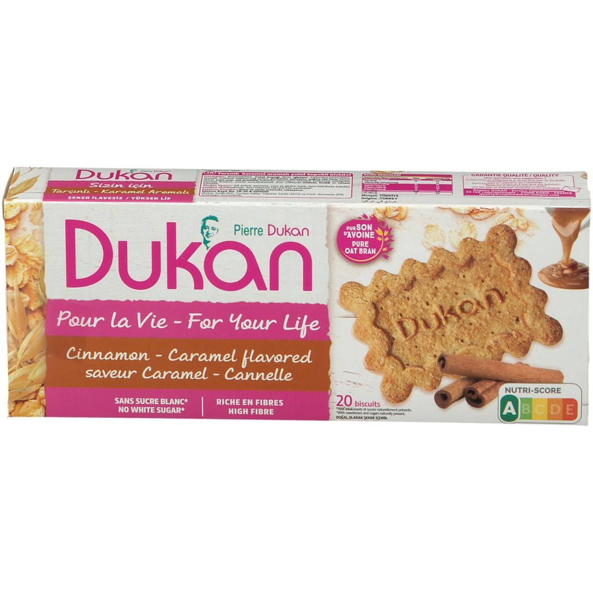 Dukan Biscuits au caramel salé et à la cannelle