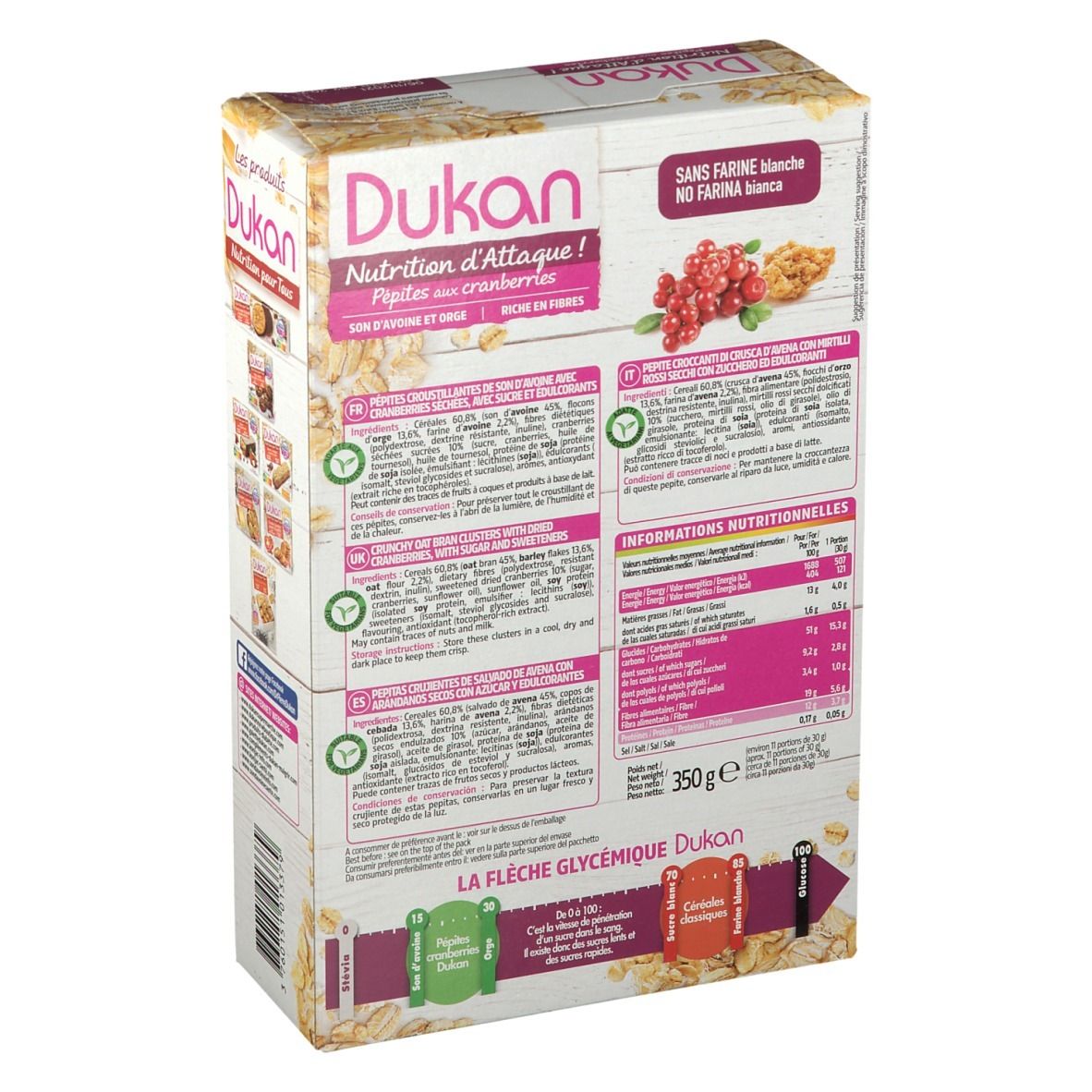 Dukan Crunchy Pepites Cranberry